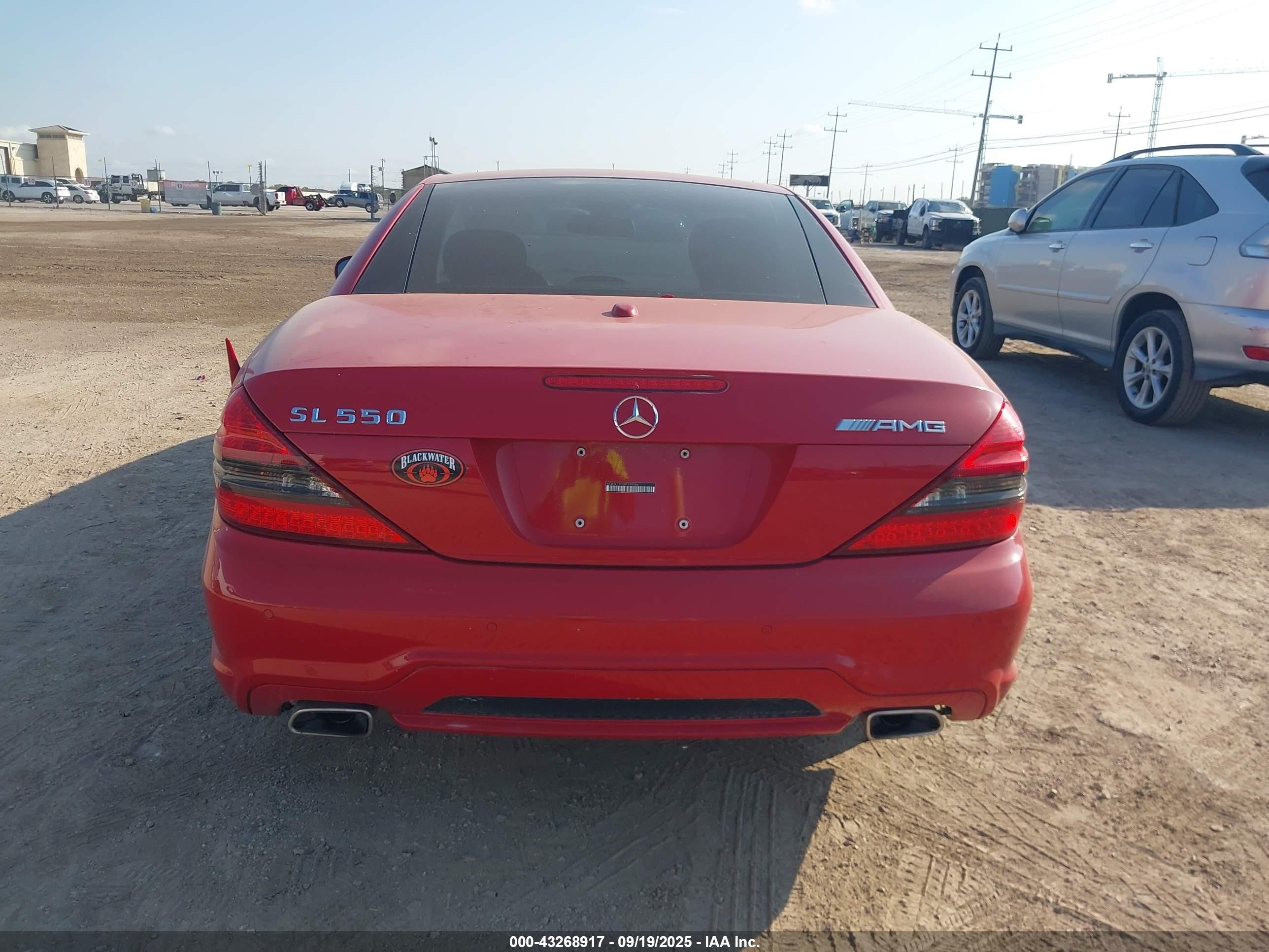 2009 Mercedes-benz Sl 550   Red vin: WDBSK71FX9F149054