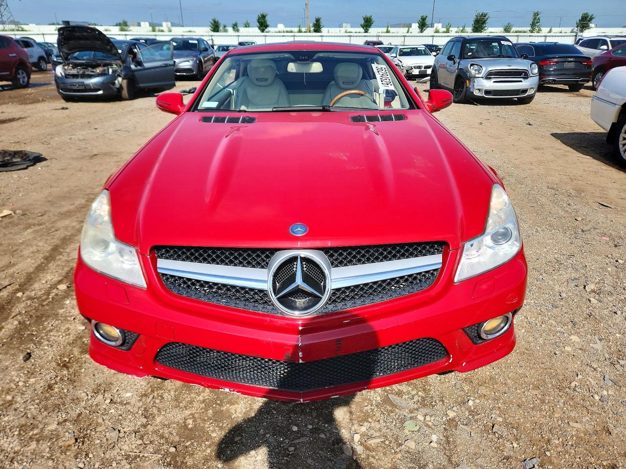2009 Mercedes-benz Sl 550 Красный vin: WDBSK71FX9F149975