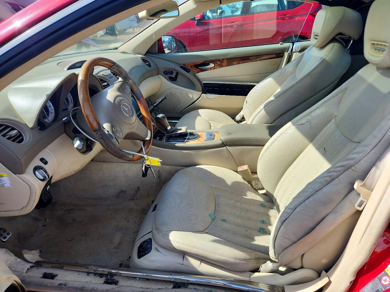 2009 Mercedes-benz Sl 550 Красный vin: WDBSK71FX9F149975