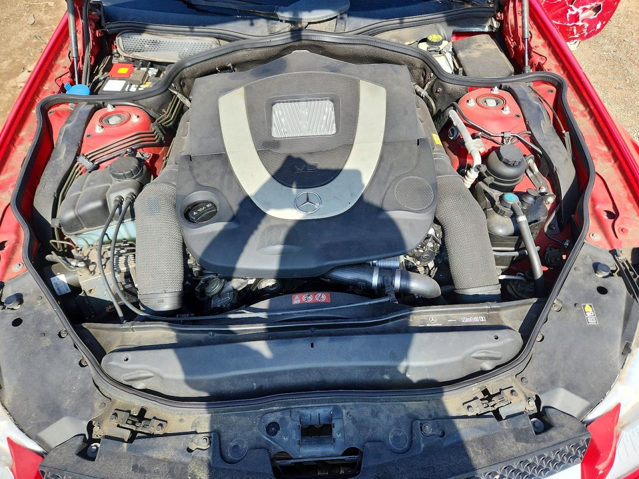 2009 Mercedes-benz Sl 550 Красный vin: WDBSK71FX9F149975