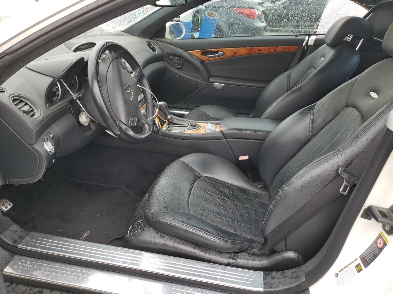 2007 Mercedes-benz Sl 55 Amg White vin: WDBSK72F47F133895