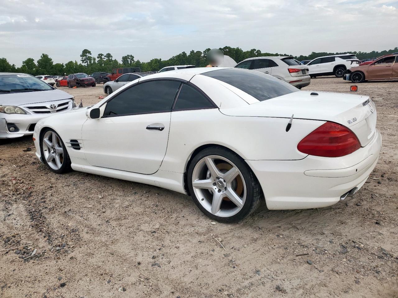 2007 Mercedes-benz Sl 55 Amg White vin: WDBSK72F67F131789