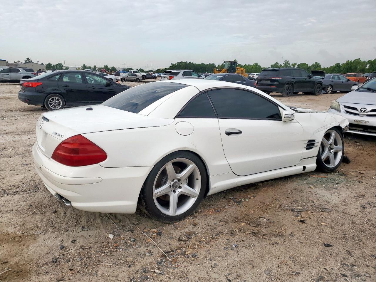 2007 Mercedes-benz Sl 55 Amg White vin: WDBSK72F67F131789