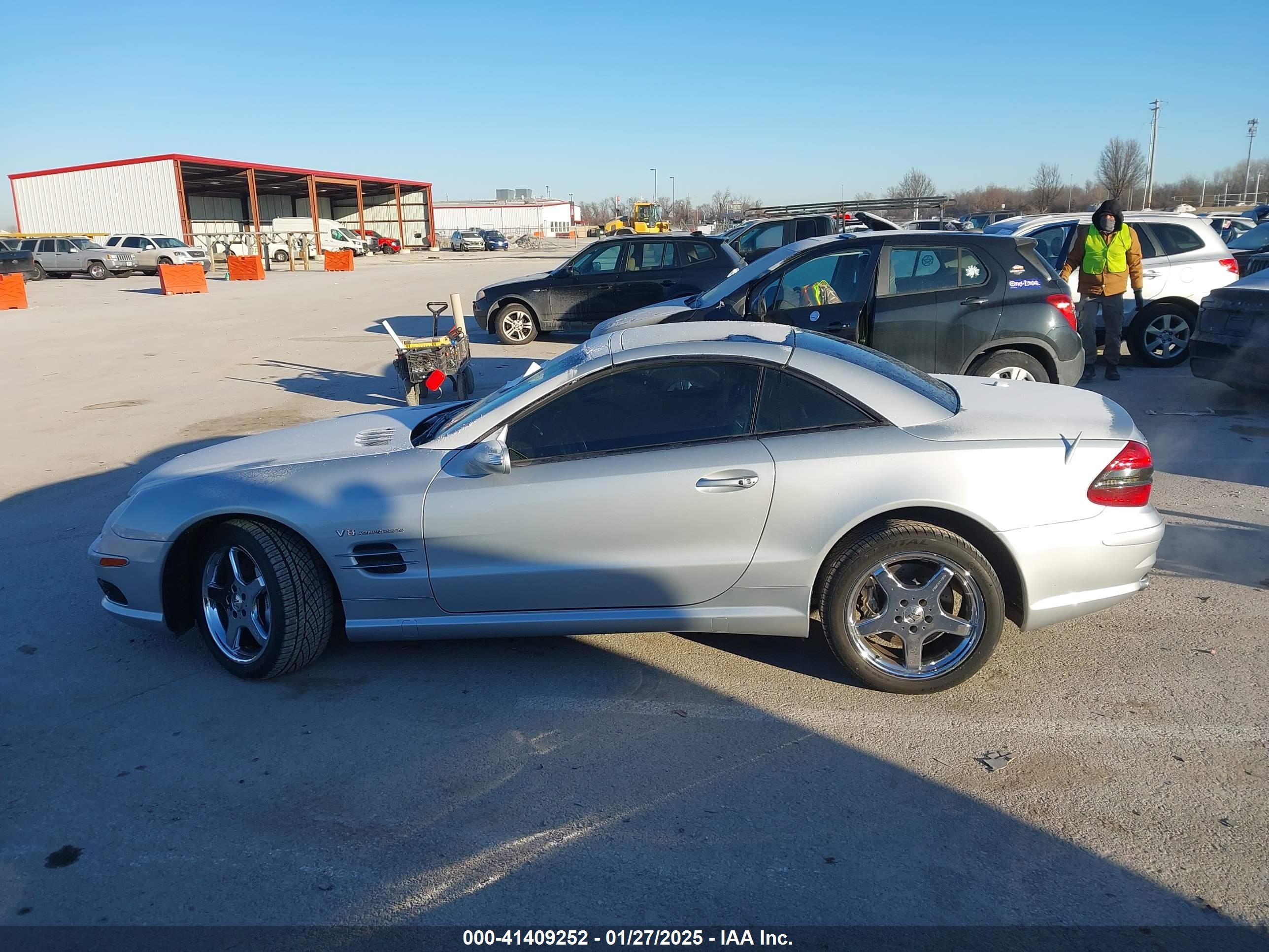 2006 Mercedes-benz Sl 55 Amg   Silver vin: WDBSK74F06F115566