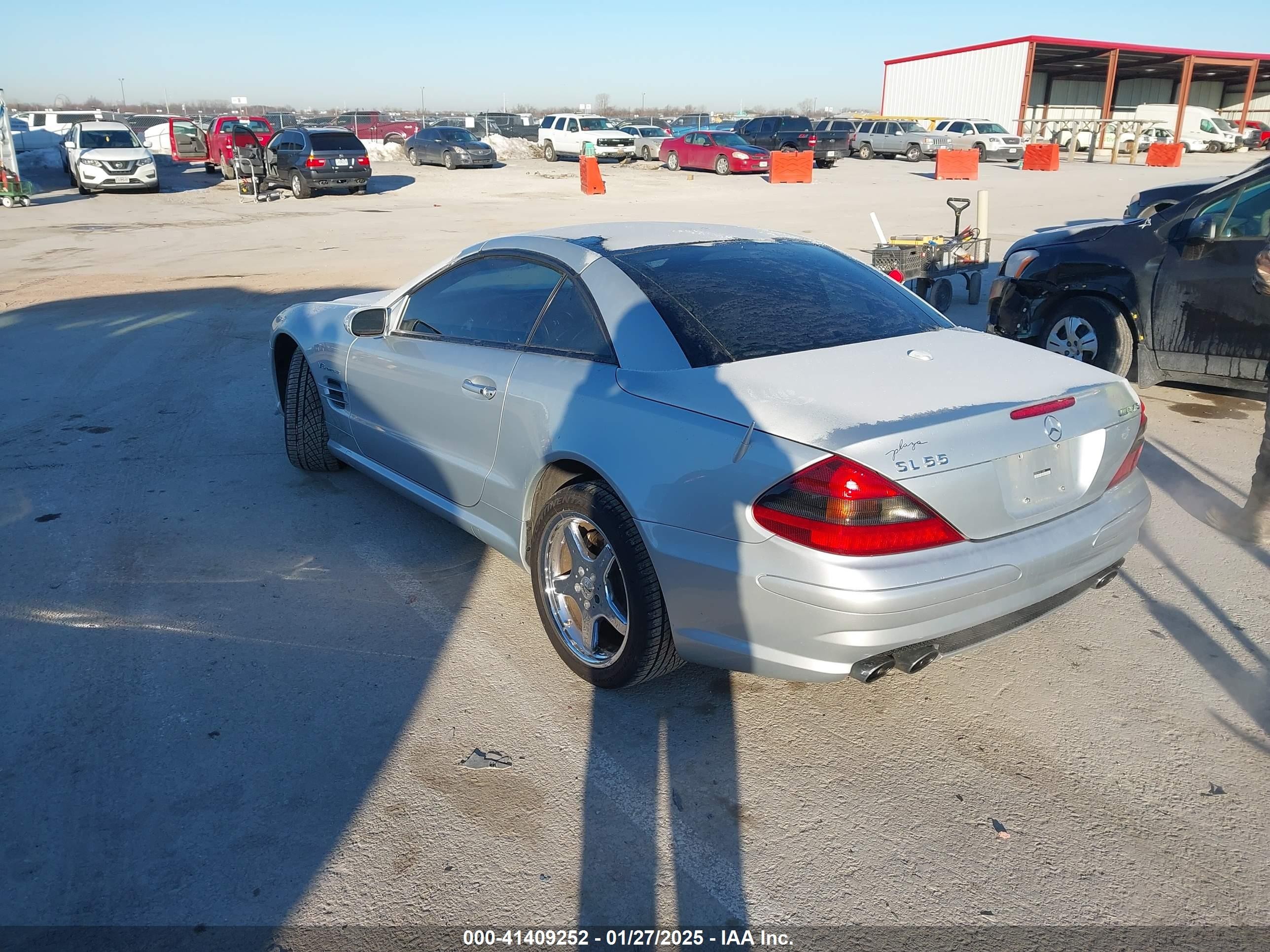 2006 Mercedes-benz Sl 55 Amg   Silver vin: WDBSK74F06F115566