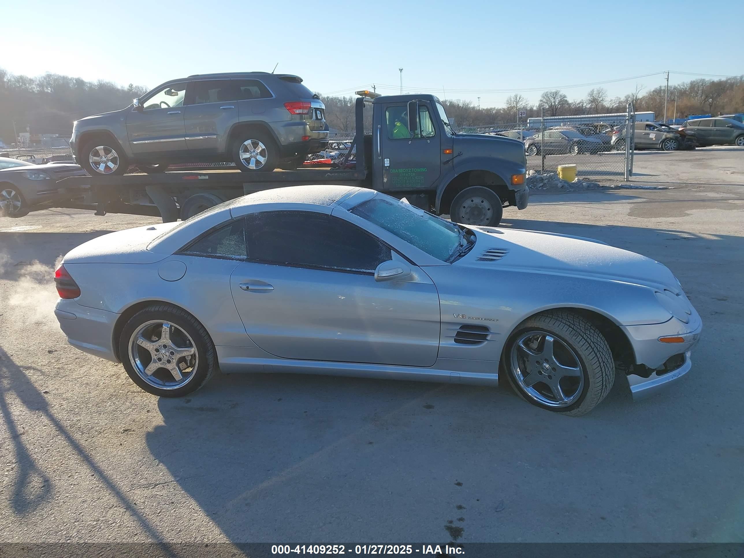 2006 Mercedes-benz Sl 55 Amg   Silver vin: WDBSK74F06F115566