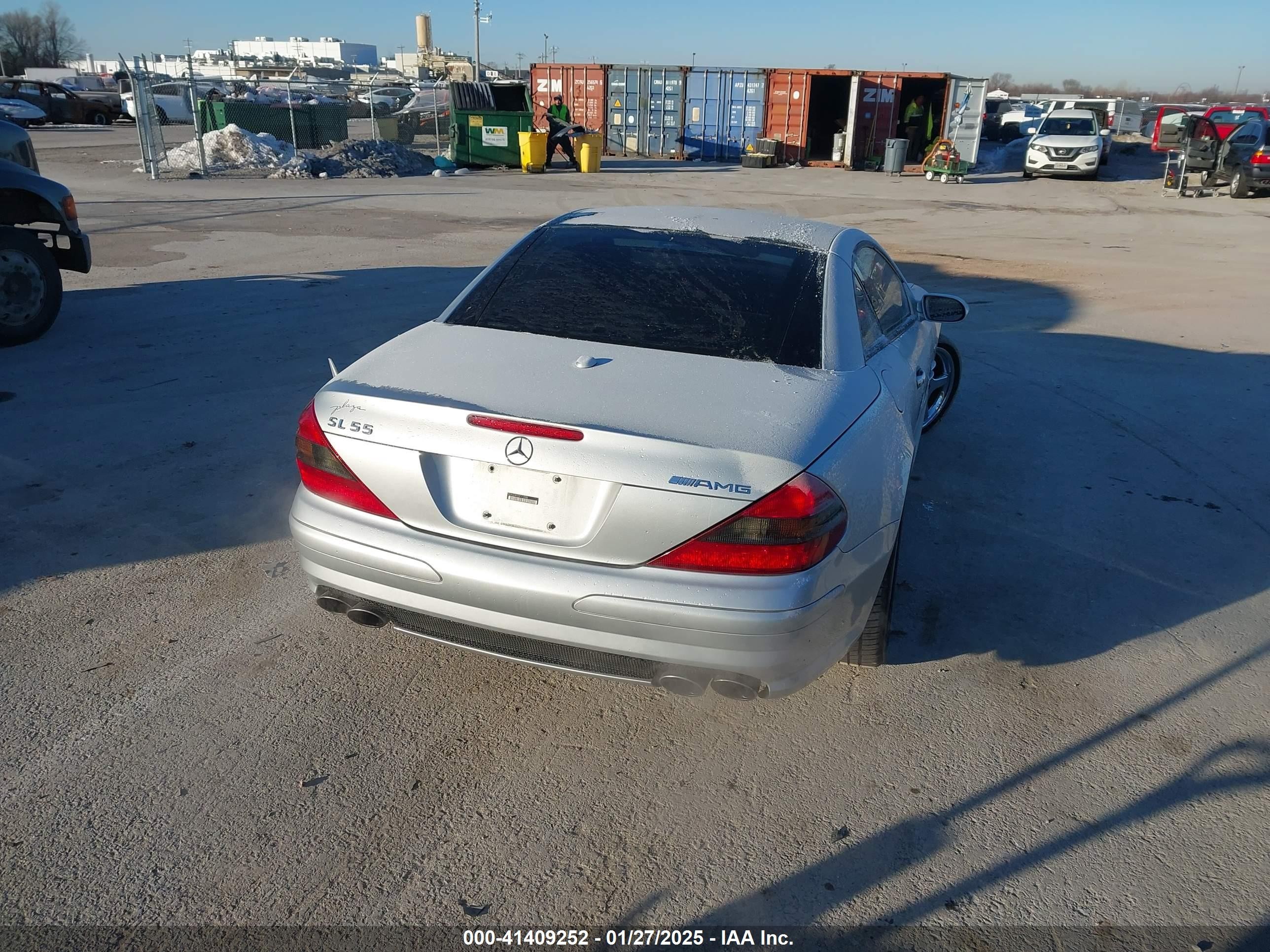 2006 Mercedes-benz Sl 55 Amg   Silver vin: WDBSK74F06F115566