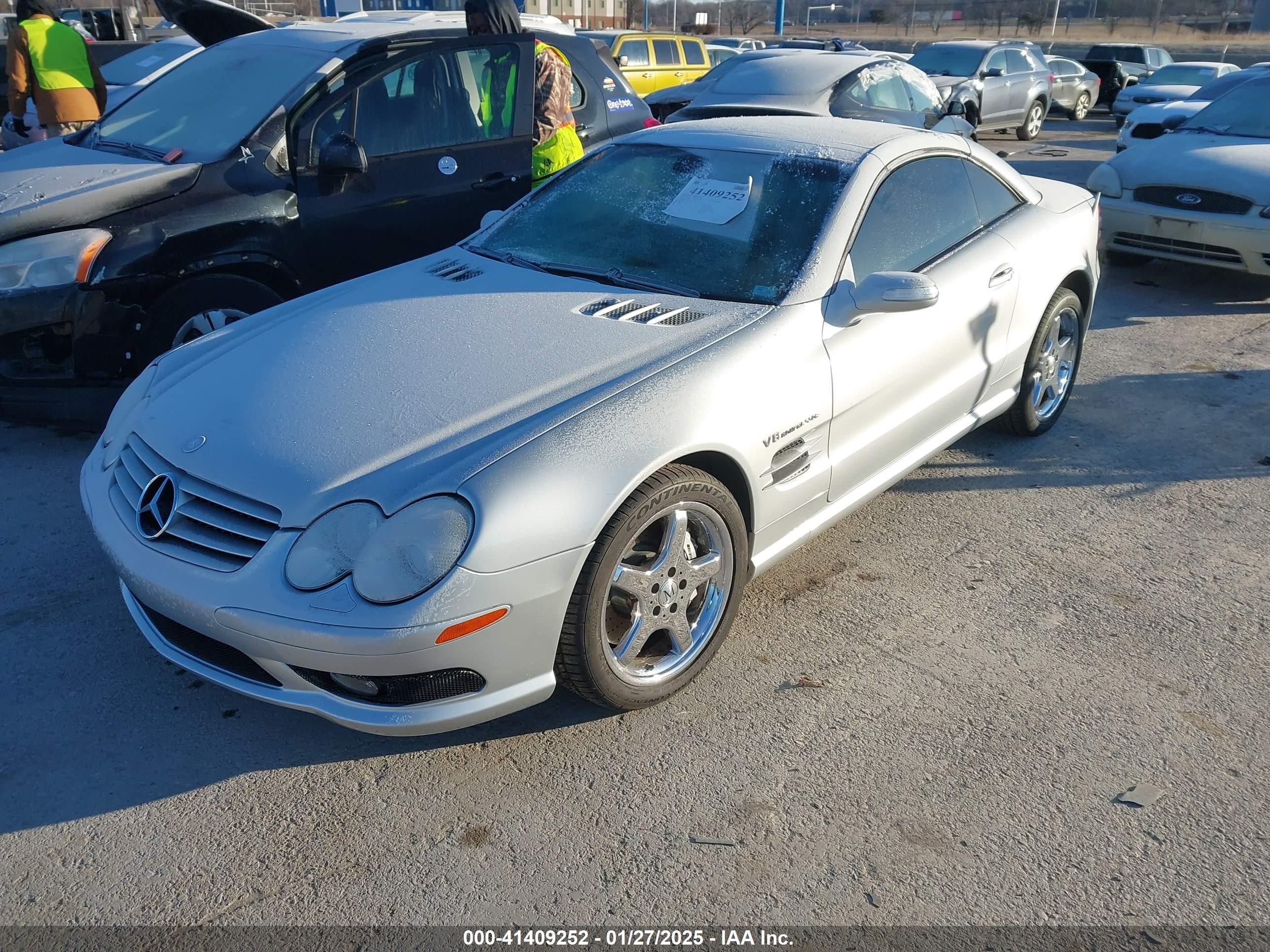 2006 Mercedes-benz Sl 55 Amg   Silver vin: WDBSK74F06F115566