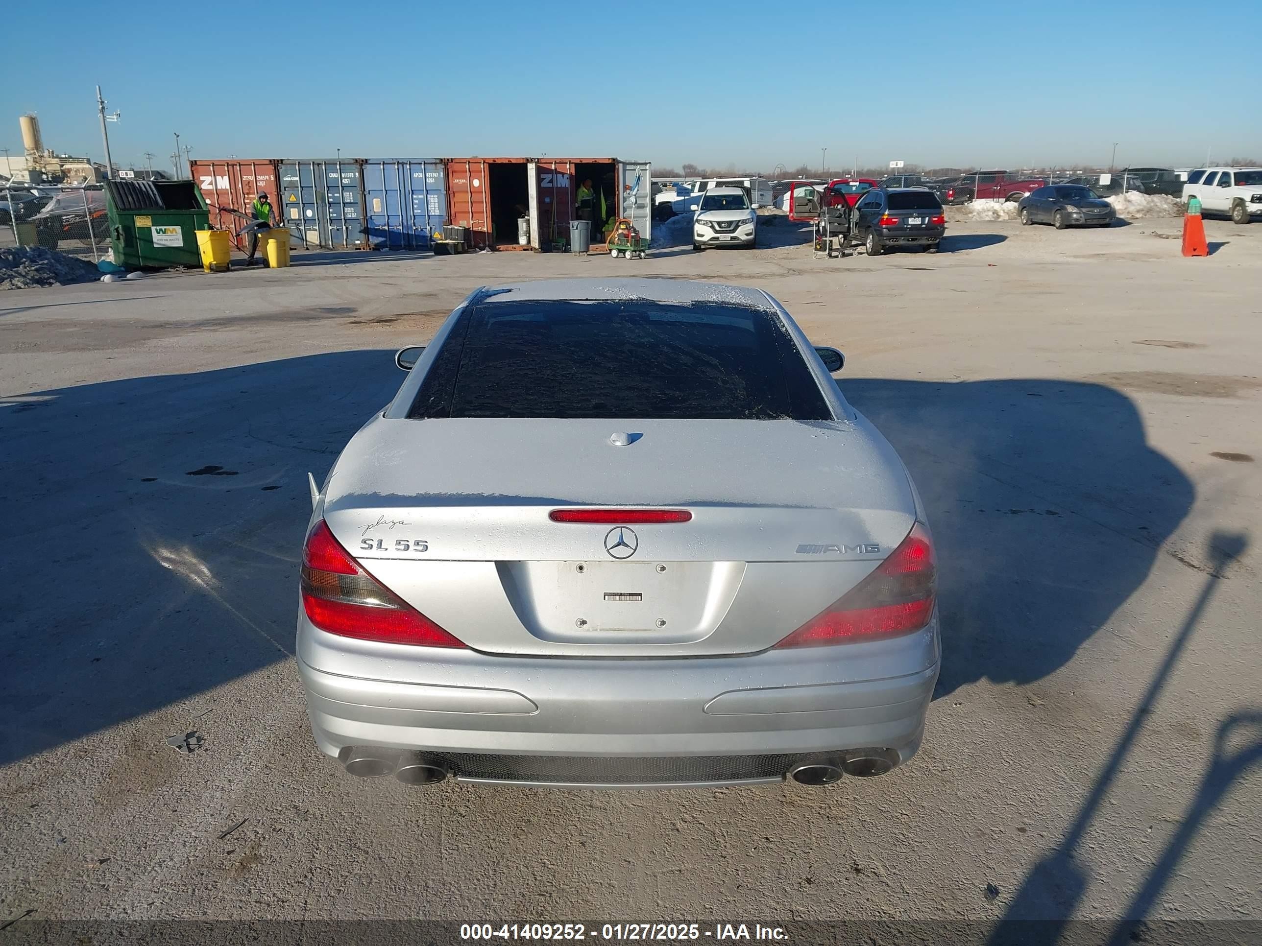 2006 Mercedes-benz Sl 55 Amg   Silver vin: WDBSK74F06F115566
