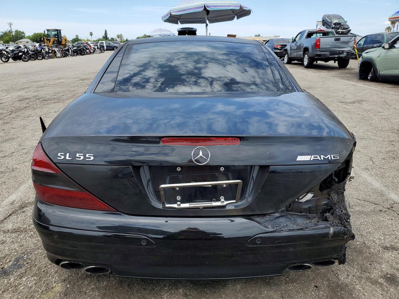 2003 Mercedes-benz Sl 55 Amg Black vin: WDBSK74F13F036788