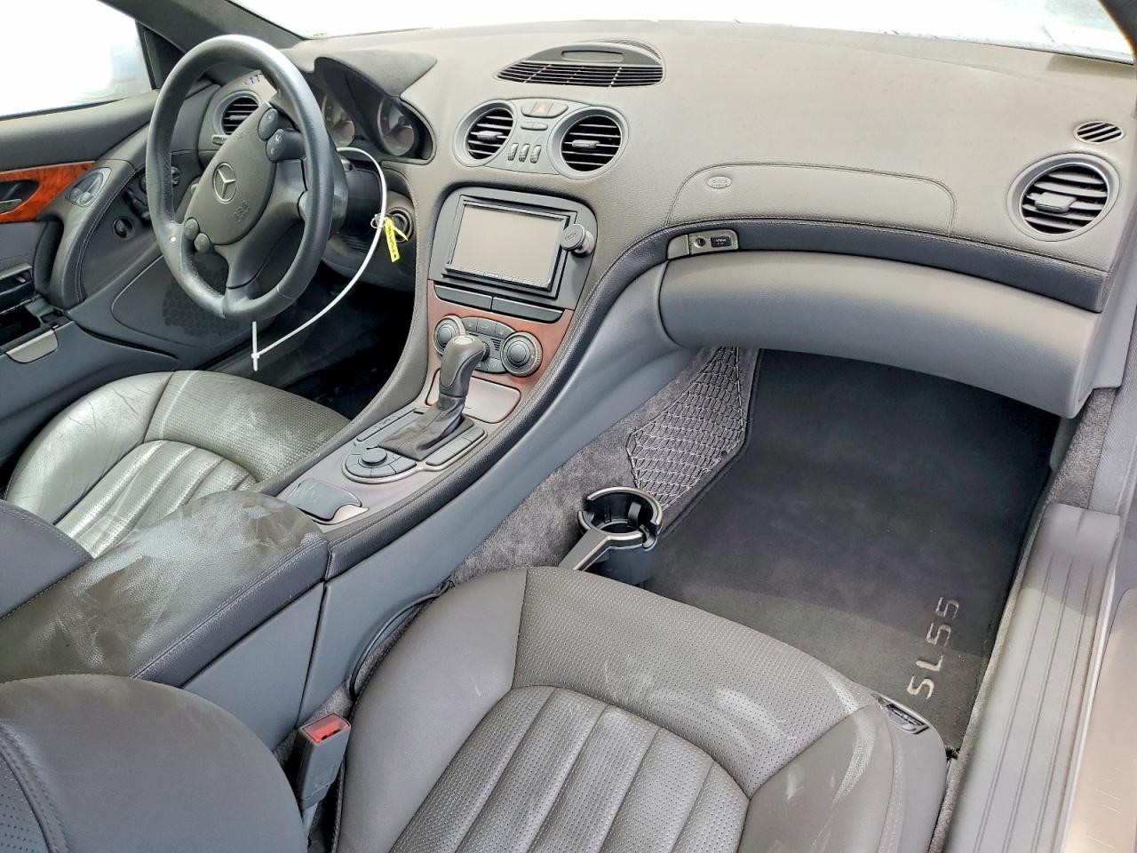2003 Mercedes-benz Sl 55 Amg Black vin: WDBSK74F13F036788