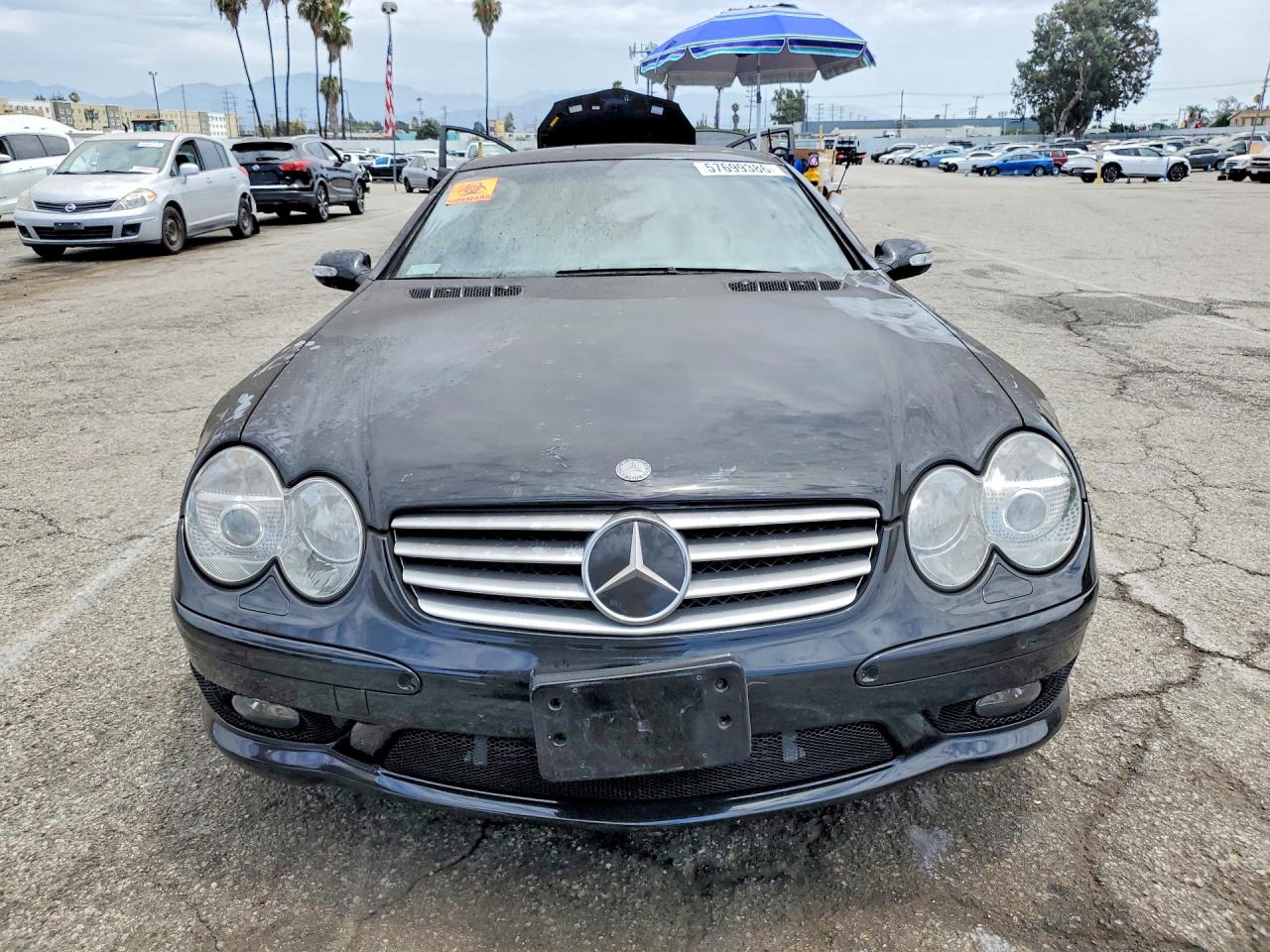 2003 Mercedes-benz Sl 55 Amg Black vin: WDBSK74F13F036788