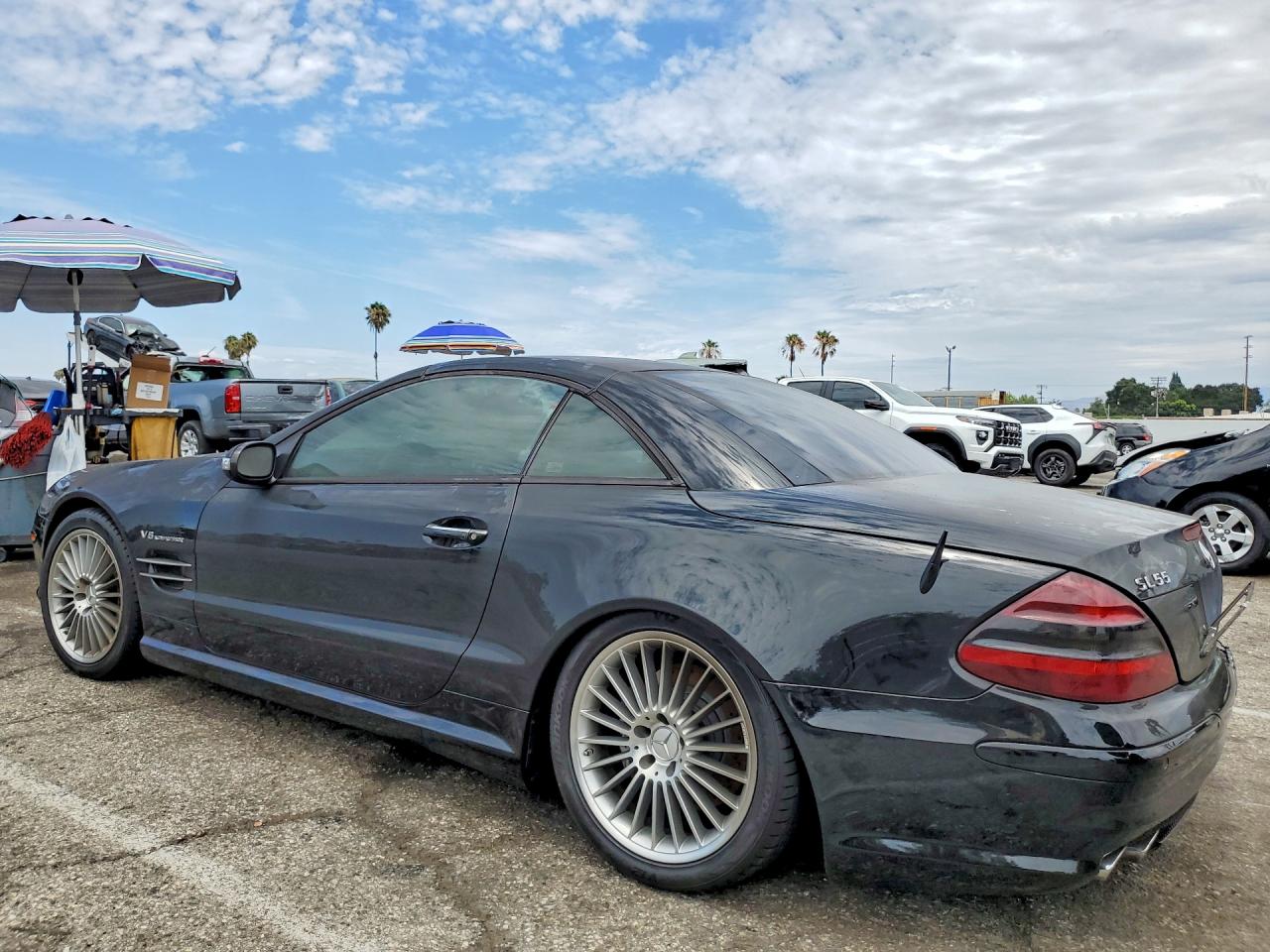 2003 Mercedes-benz Sl 55 Amg Black vin: WDBSK74F13F036788