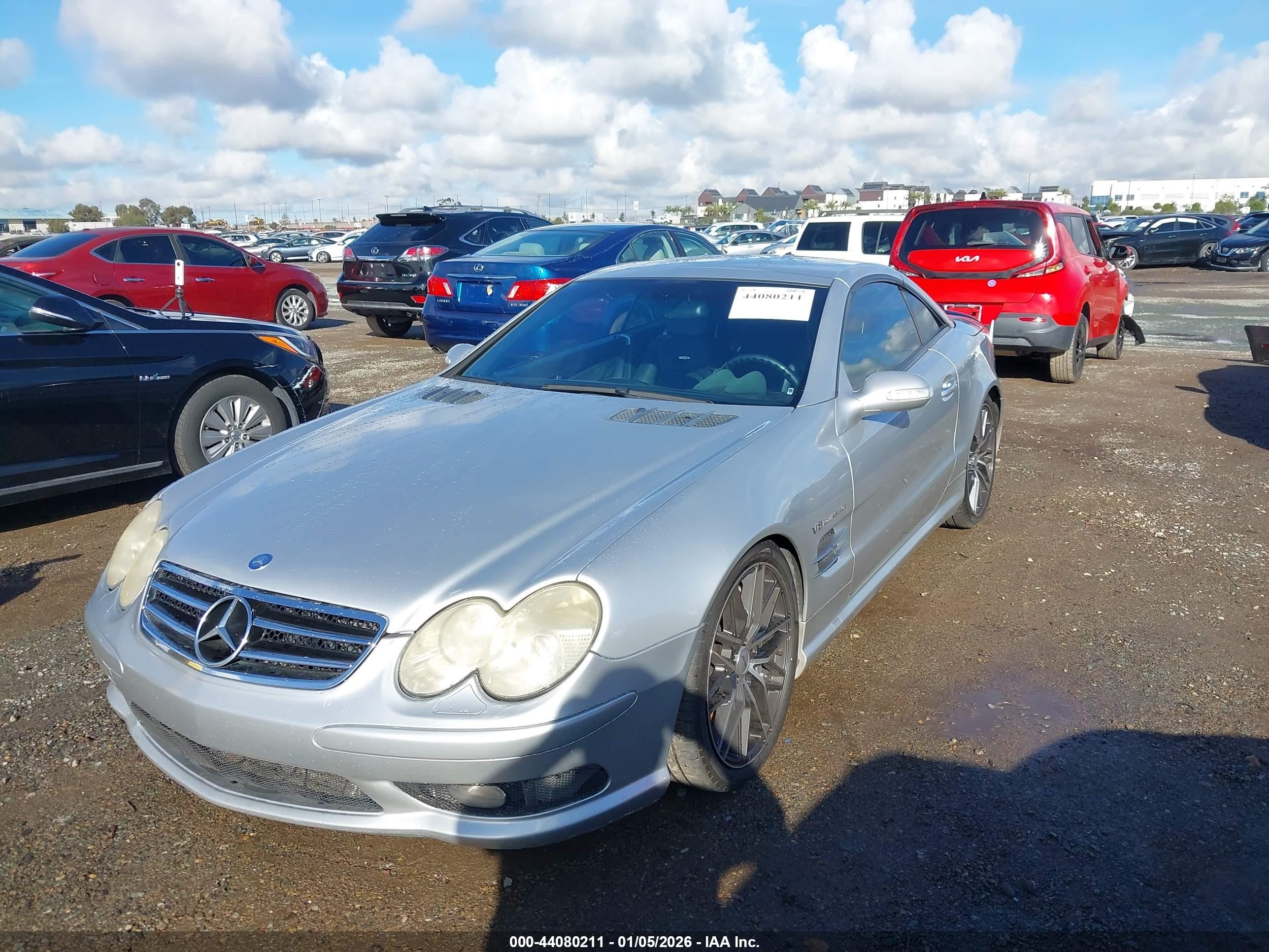 2003 Mercedes-benz Sl 55 Amg   Серебряный vin: WDBSK74F13F050531
