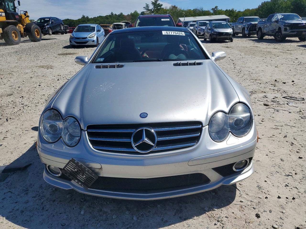 2004 Mercedes-benz Sl 55 Amg Silver vin: WDBSK74F14F081778