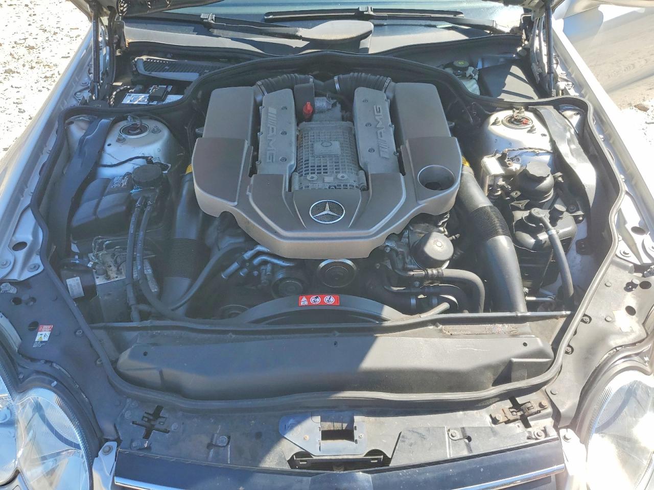 2004 Mercedes-benz Sl 55 Amg Silver vin: WDBSK74F14F081778
