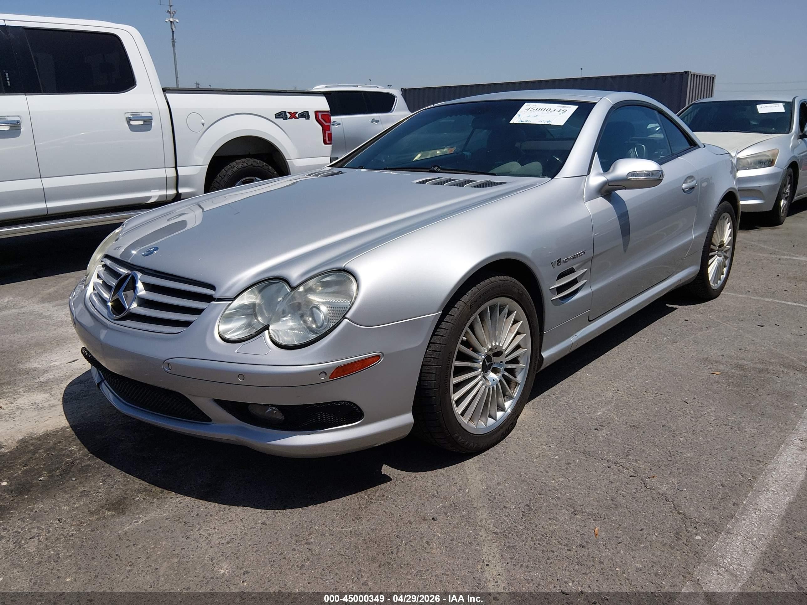 2003 Mercedes-benz Sl 55 Amg   Silver vin: WDBSK74F23F030188