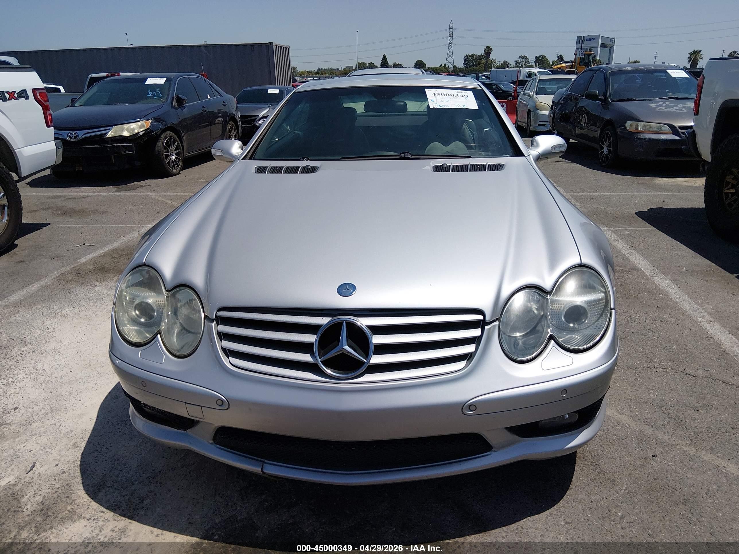 2003 Mercedes-benz Sl 55 Amg   Silver vin: WDBSK74F23F030188
