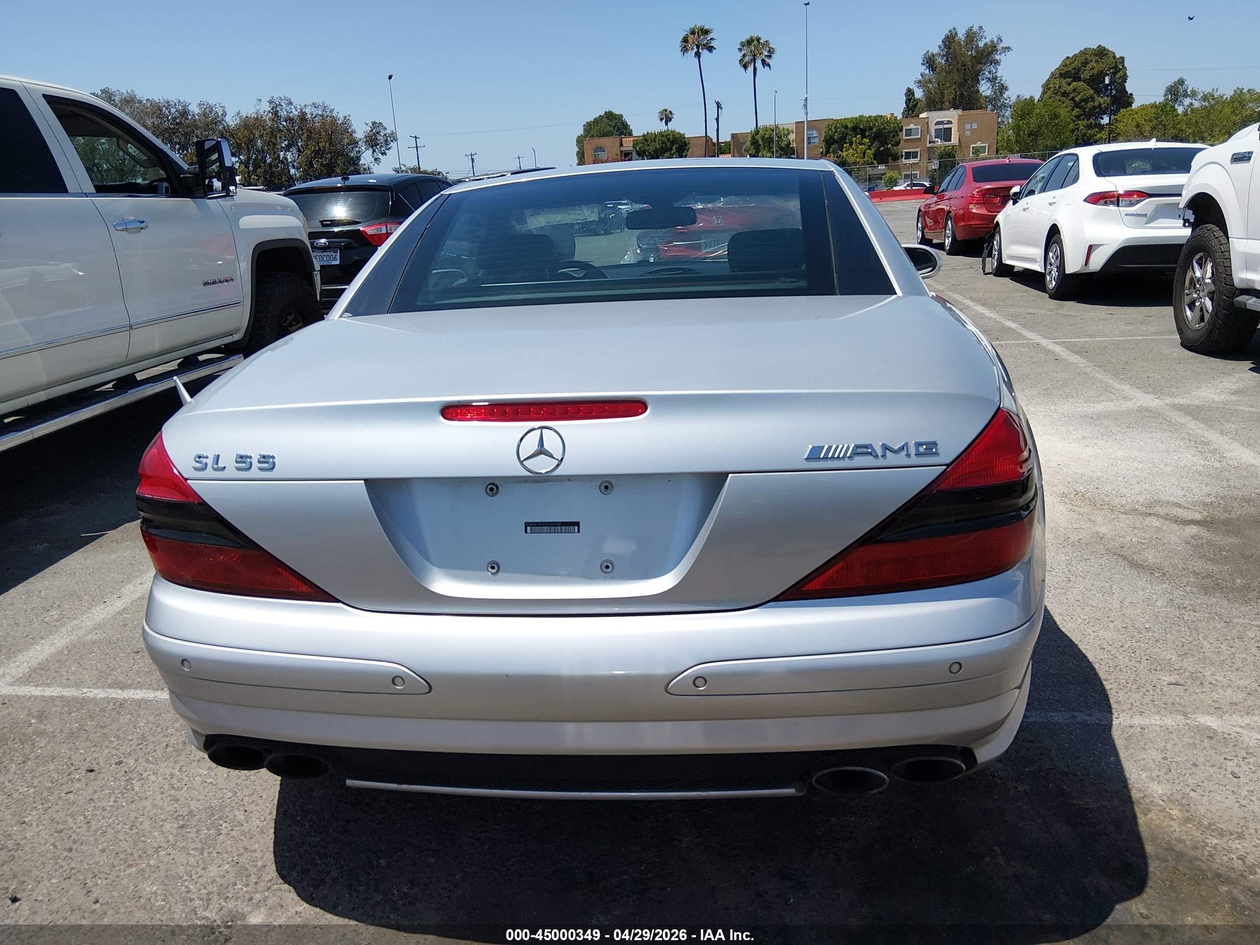 2003 Mercedes-benz Sl 55 Amg   Silver vin: WDBSK74F23F030188
