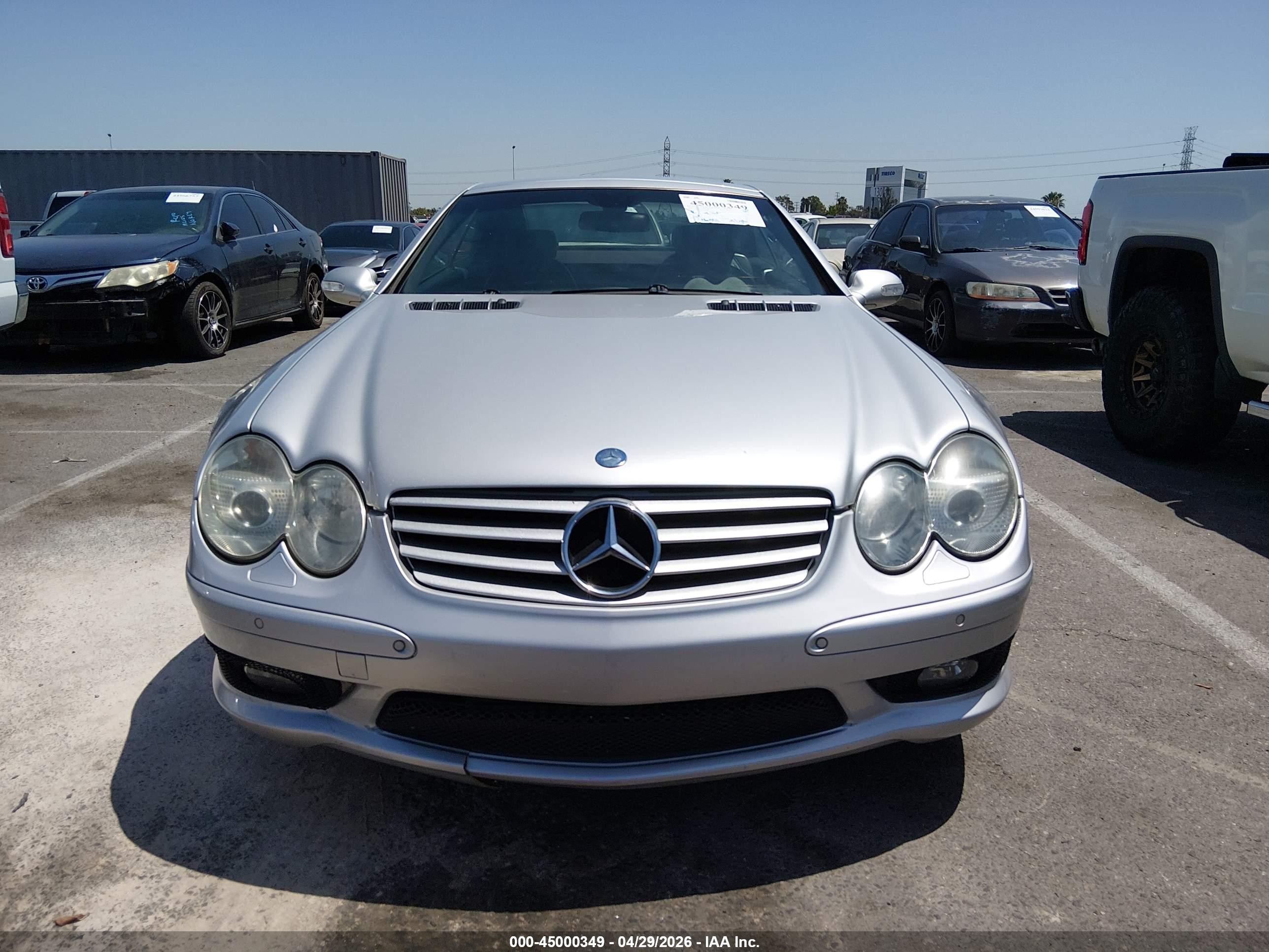 2003 Mercedes-benz Sl 55 Amg   Silver vin: WDBSK74F23F030188
