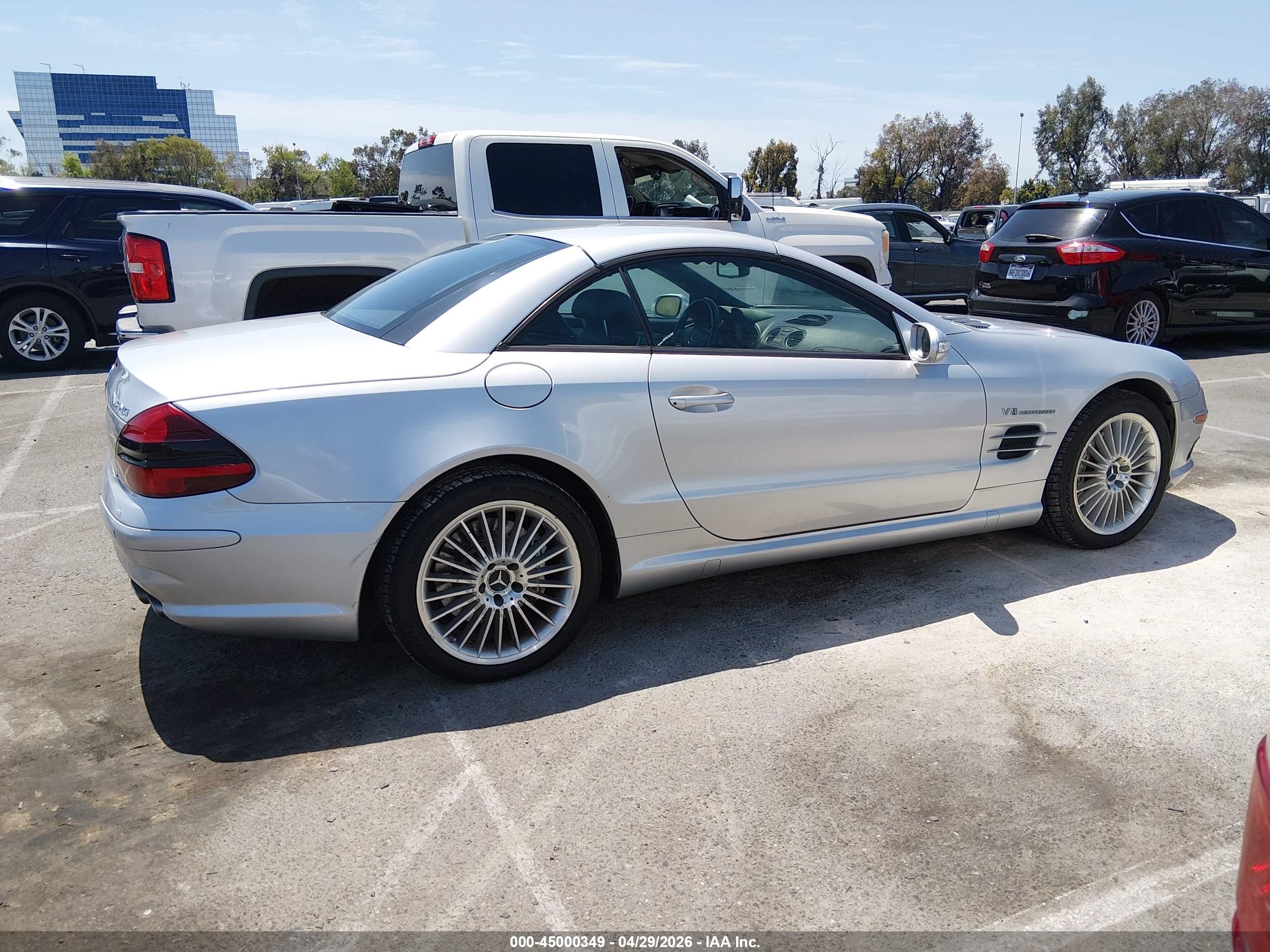 2003 Mercedes-benz Sl 55 Amg   Silver vin: WDBSK74F23F030188