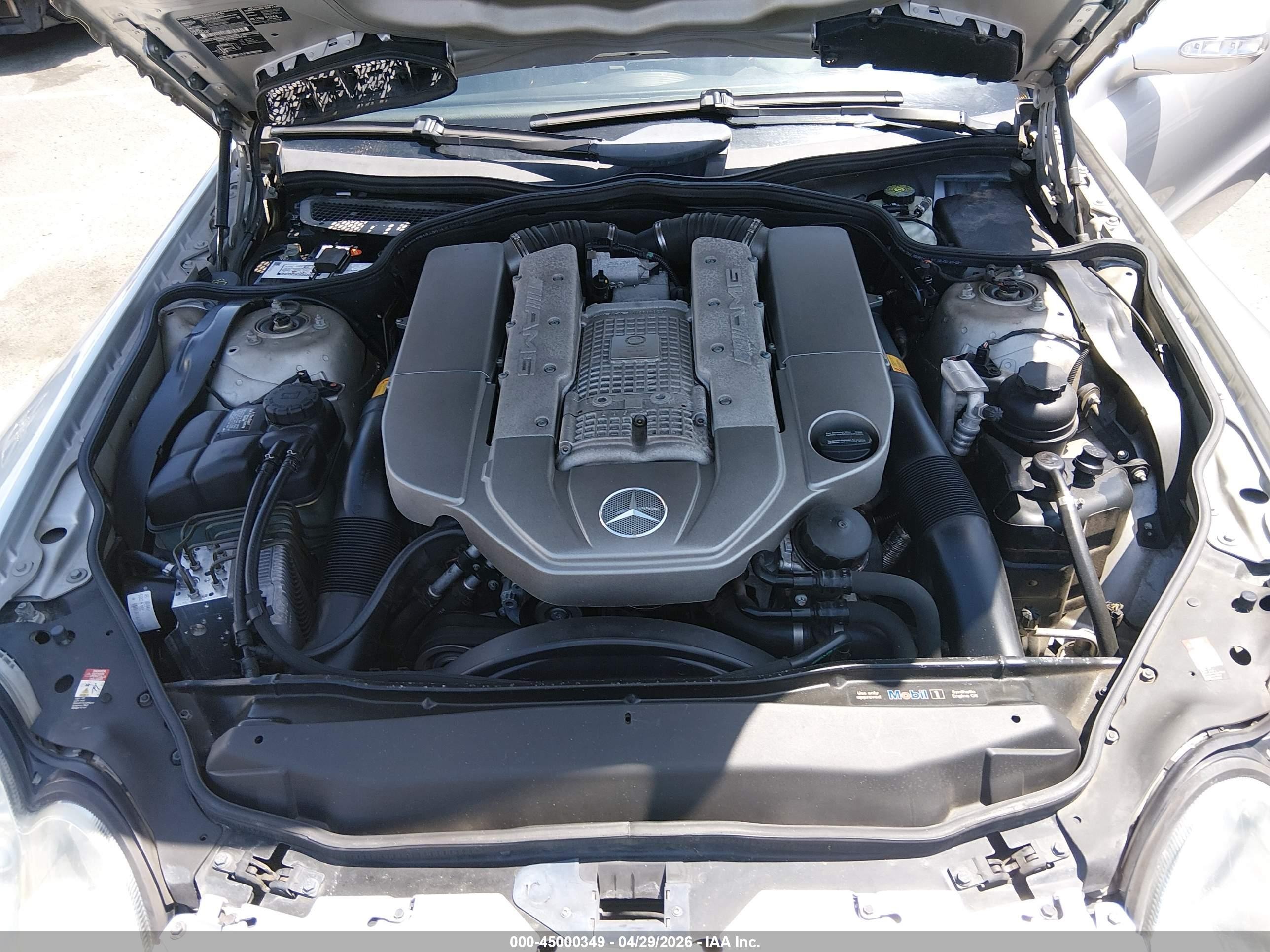 2003 Mercedes-benz Sl 55 Amg   Silver vin: WDBSK74F23F030188