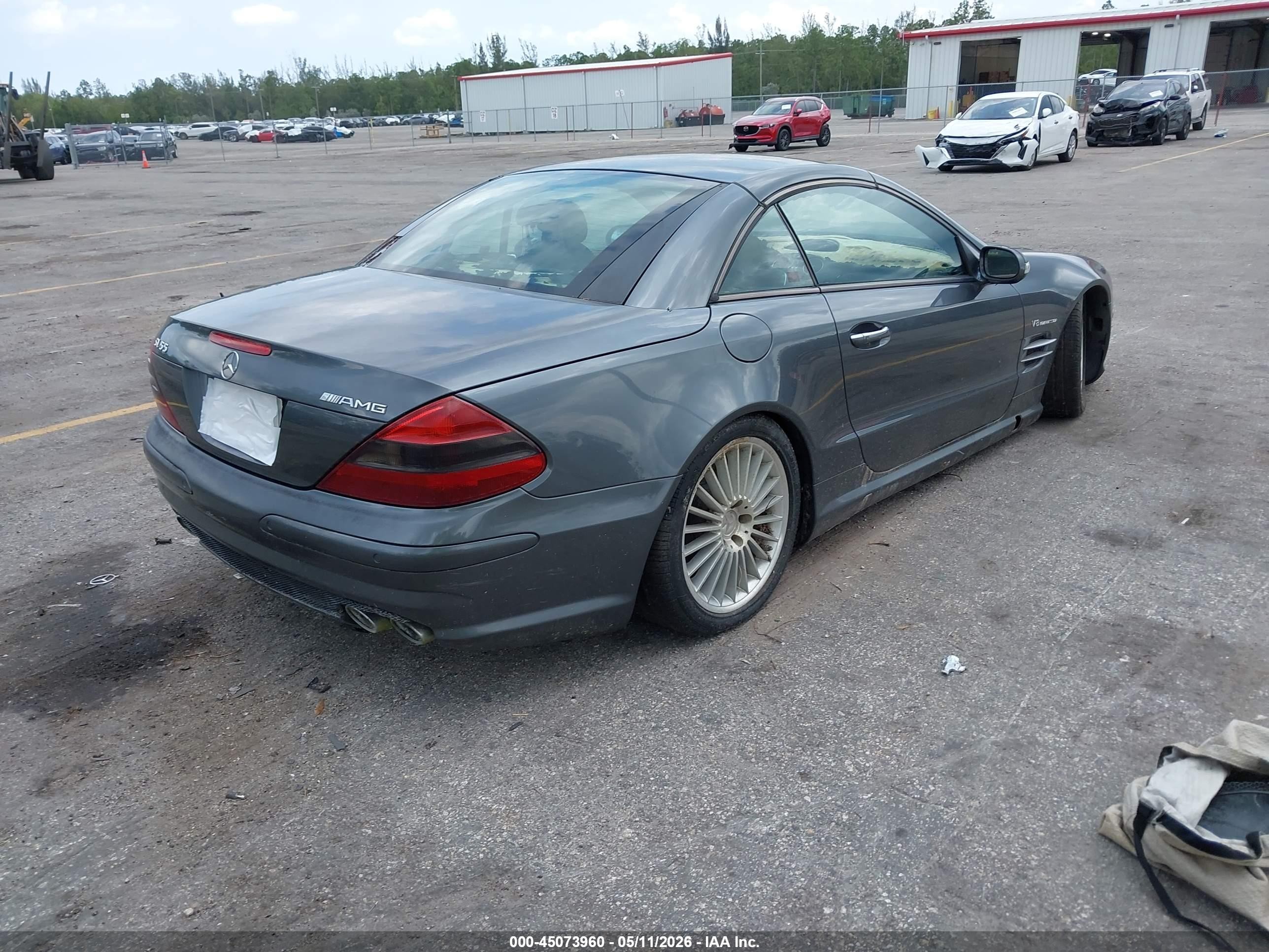 2003 Mercedes-benz Sl 55 Amg   Gray vin: WDBSK74F23F056791