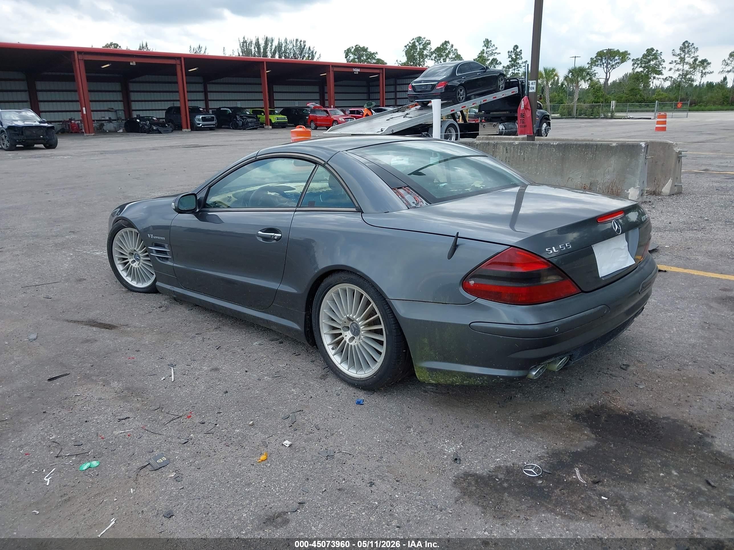2003 Mercedes-benz Sl 55 Amg   Gray vin: WDBSK74F23F056791
