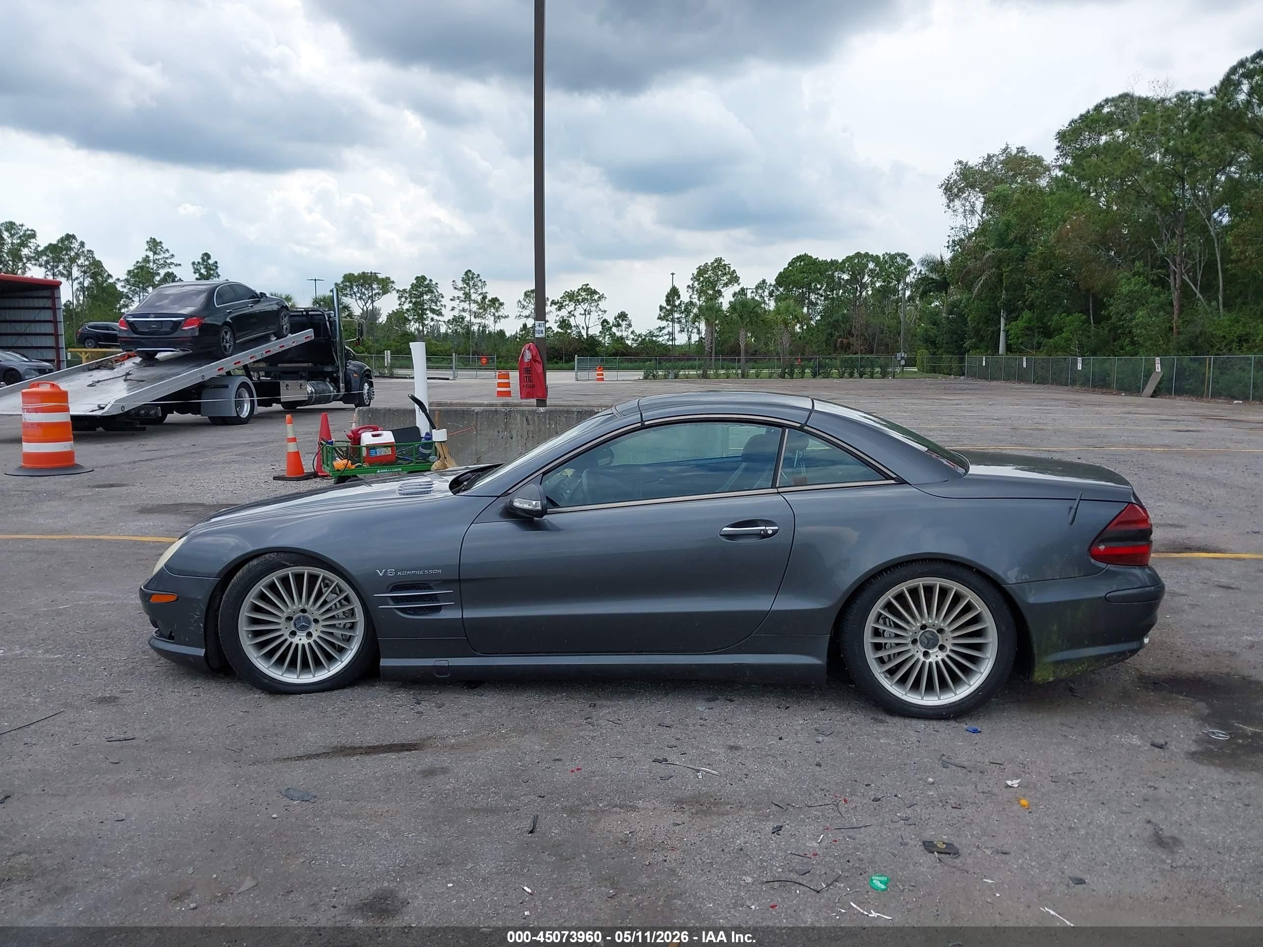 2003 Mercedes-benz Sl 55 Amg   Gray vin: WDBSK74F23F056791