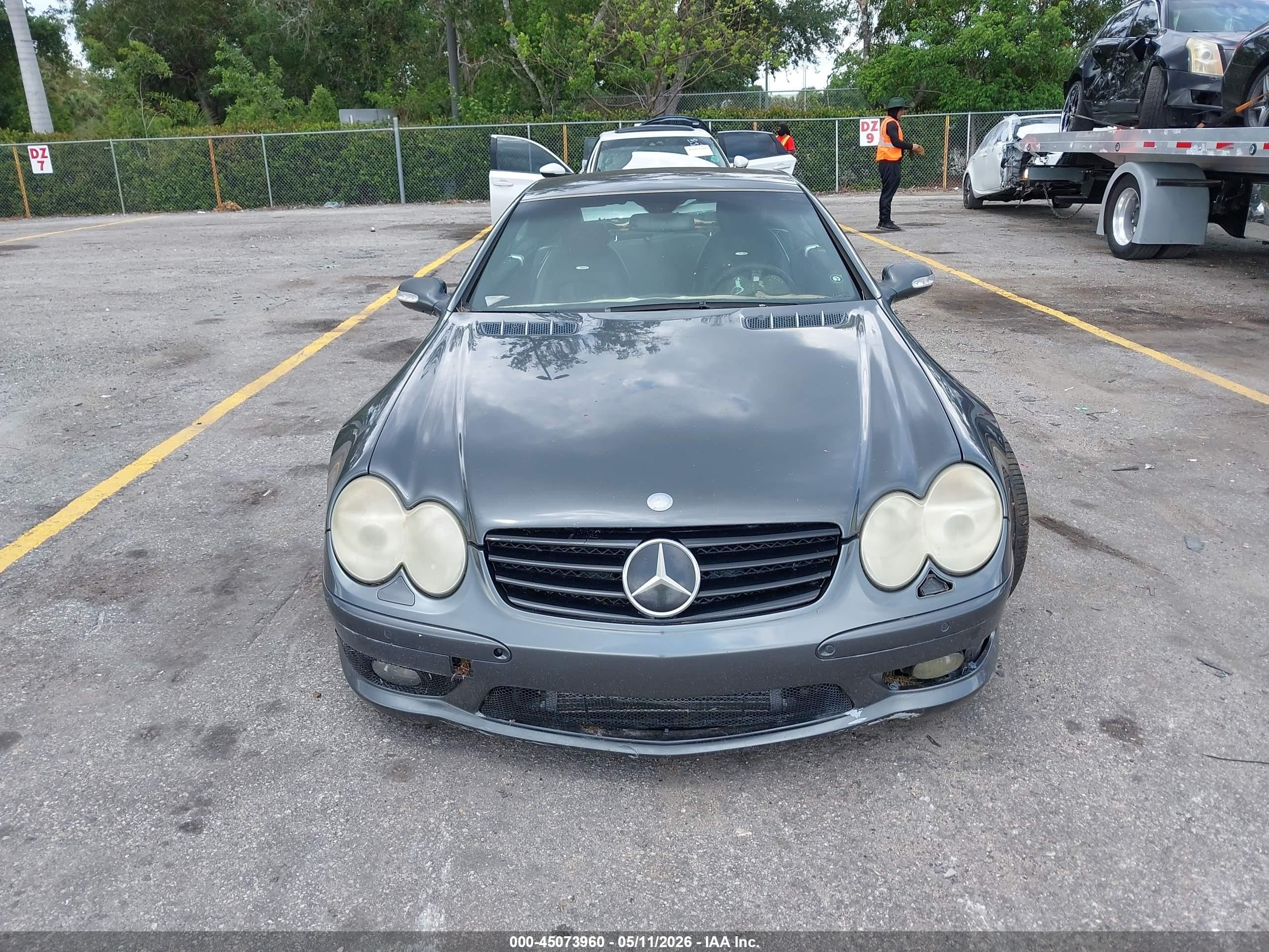 2003 Mercedes-benz Sl 55 Amg   Gray vin: WDBSK74F23F056791
