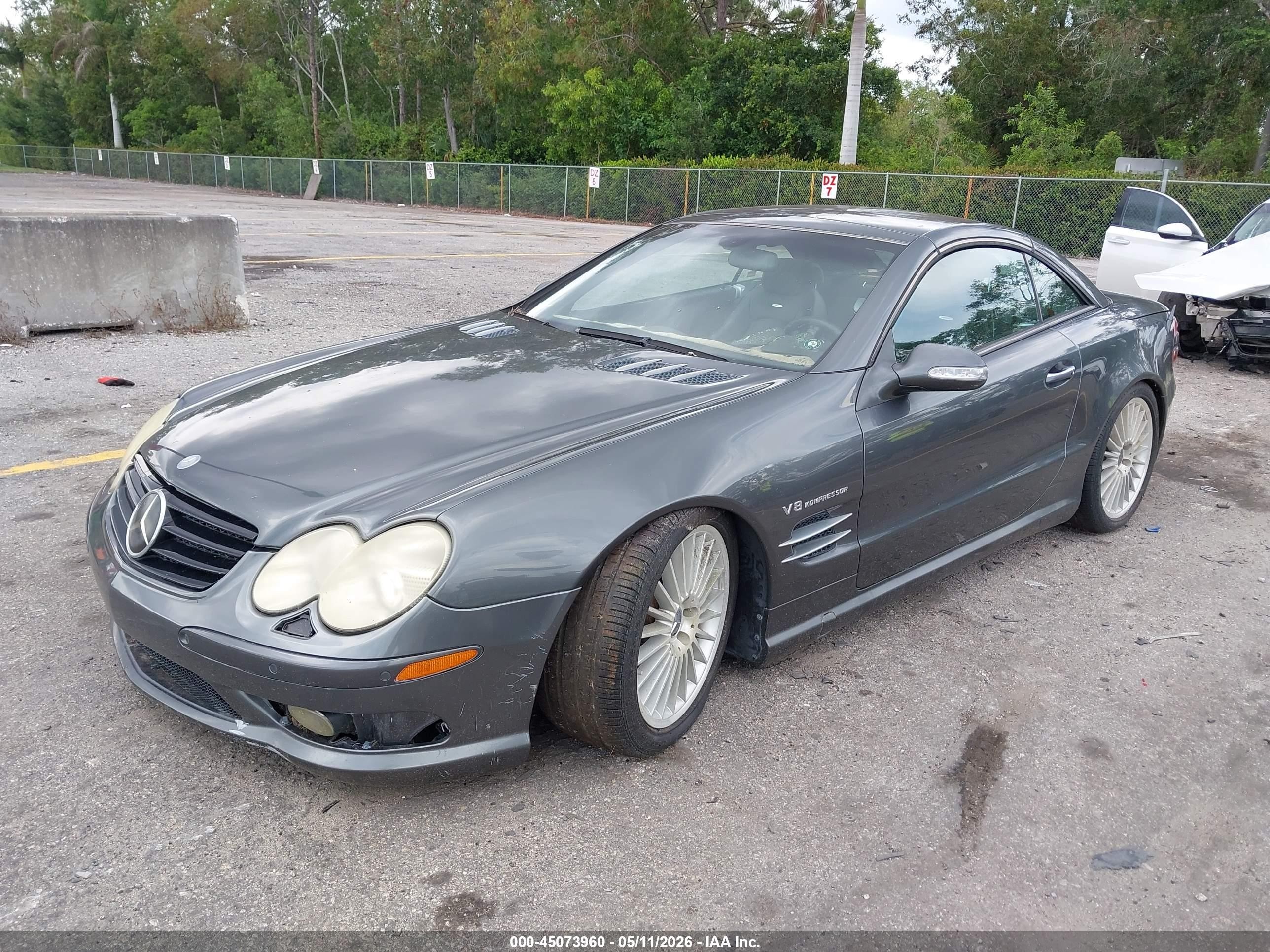2003 Mercedes-benz Sl 55 Amg   Gray vin: WDBSK74F23F056791