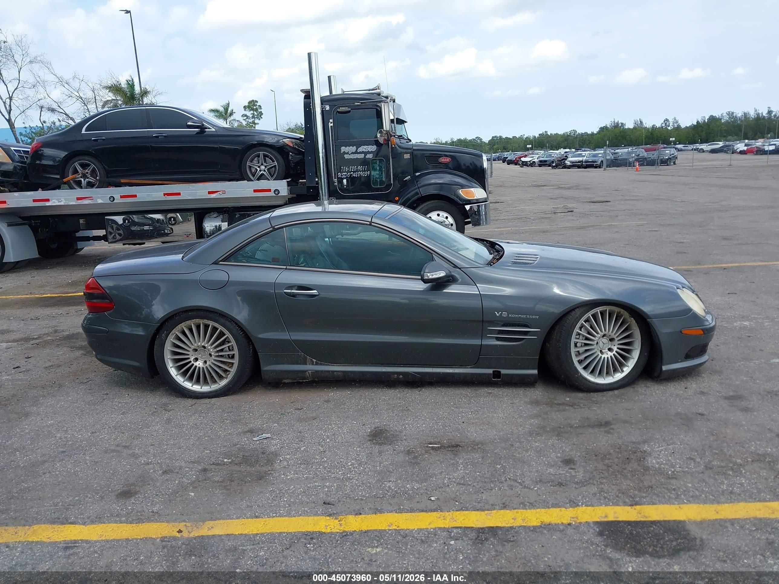 2003 Mercedes-benz Sl 55 Amg   Gray vin: WDBSK74F23F056791