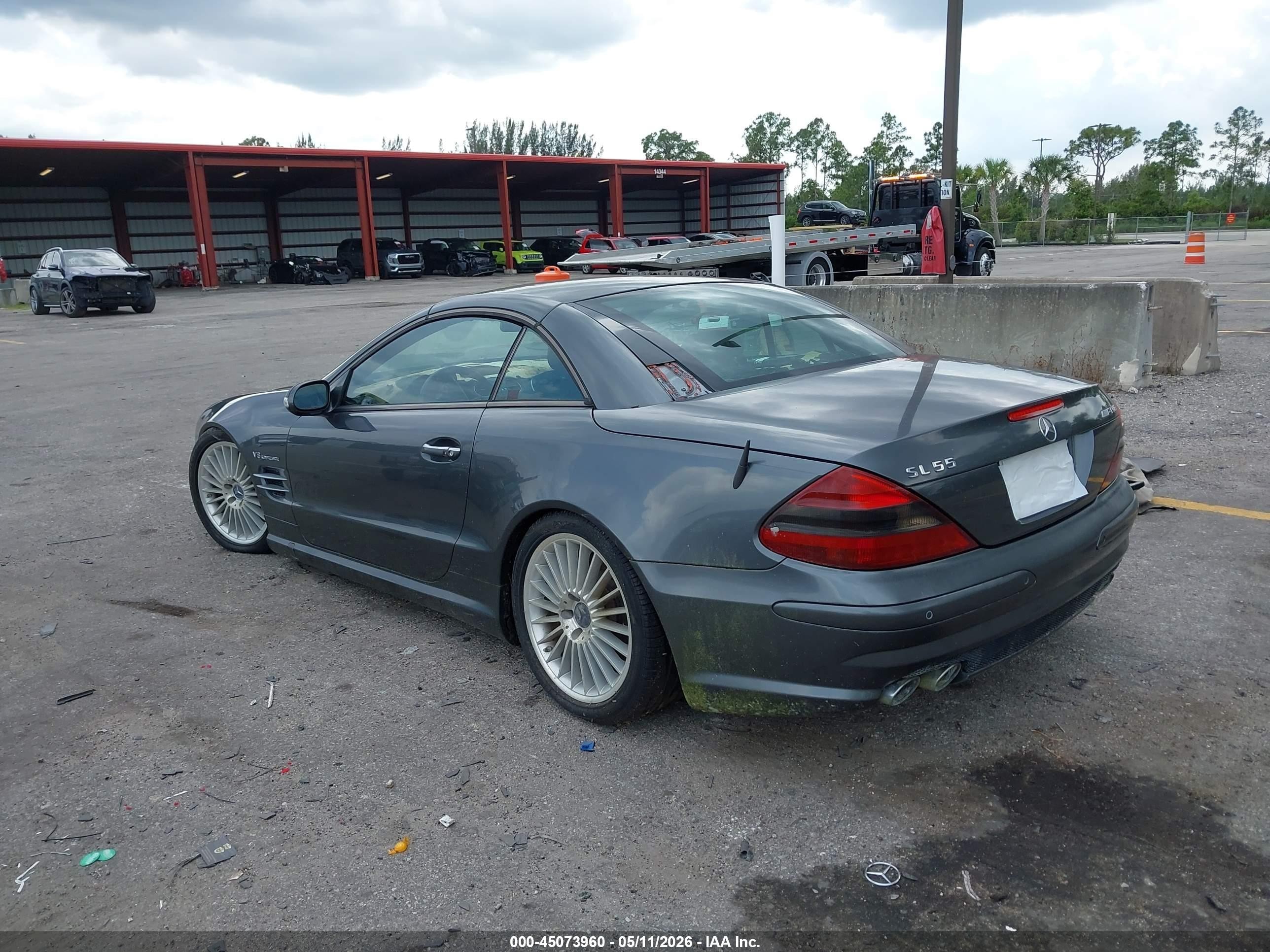 2003 Mercedes-benz Sl 55 Amg   Gray vin: WDBSK74F23F056791