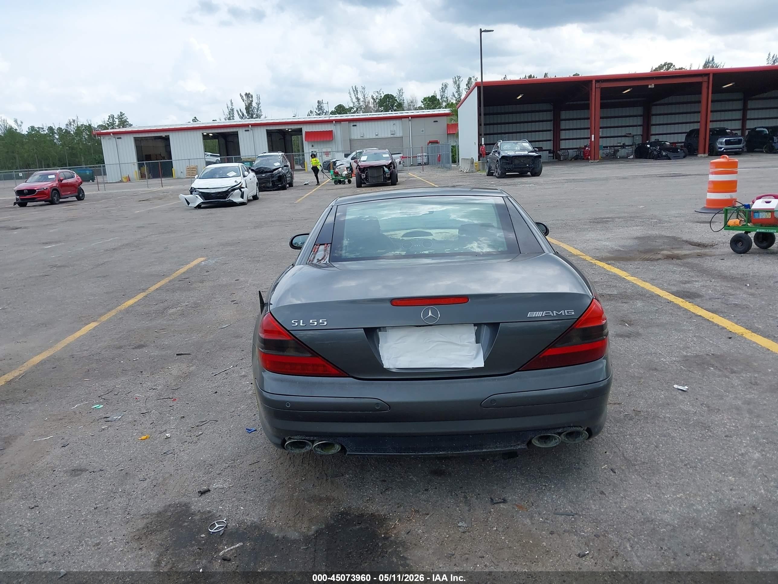 2003 Mercedes-benz Sl 55 Amg   Gray vin: WDBSK74F23F056791