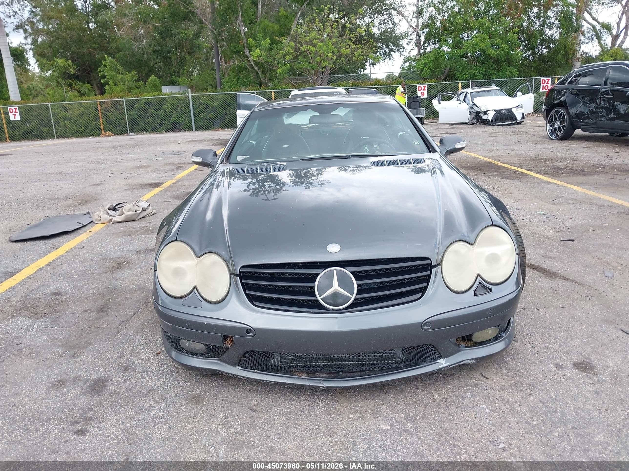 2003 Mercedes-benz Sl 55 Amg   Gray vin: WDBSK74F23F056791