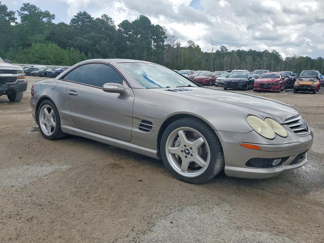 2004 Mercedes-benz Sl 55 Amg Серебряный vin: WDBSK74F24F073592