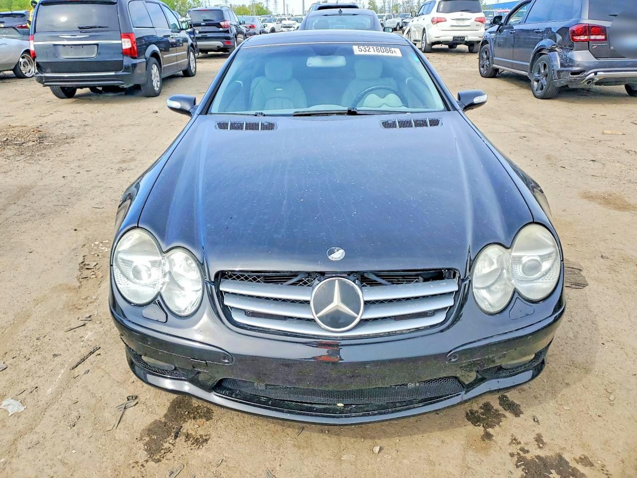2004 Mercedes-benz Sl 55 Amg Черный vin: WDBSK74F24F078033