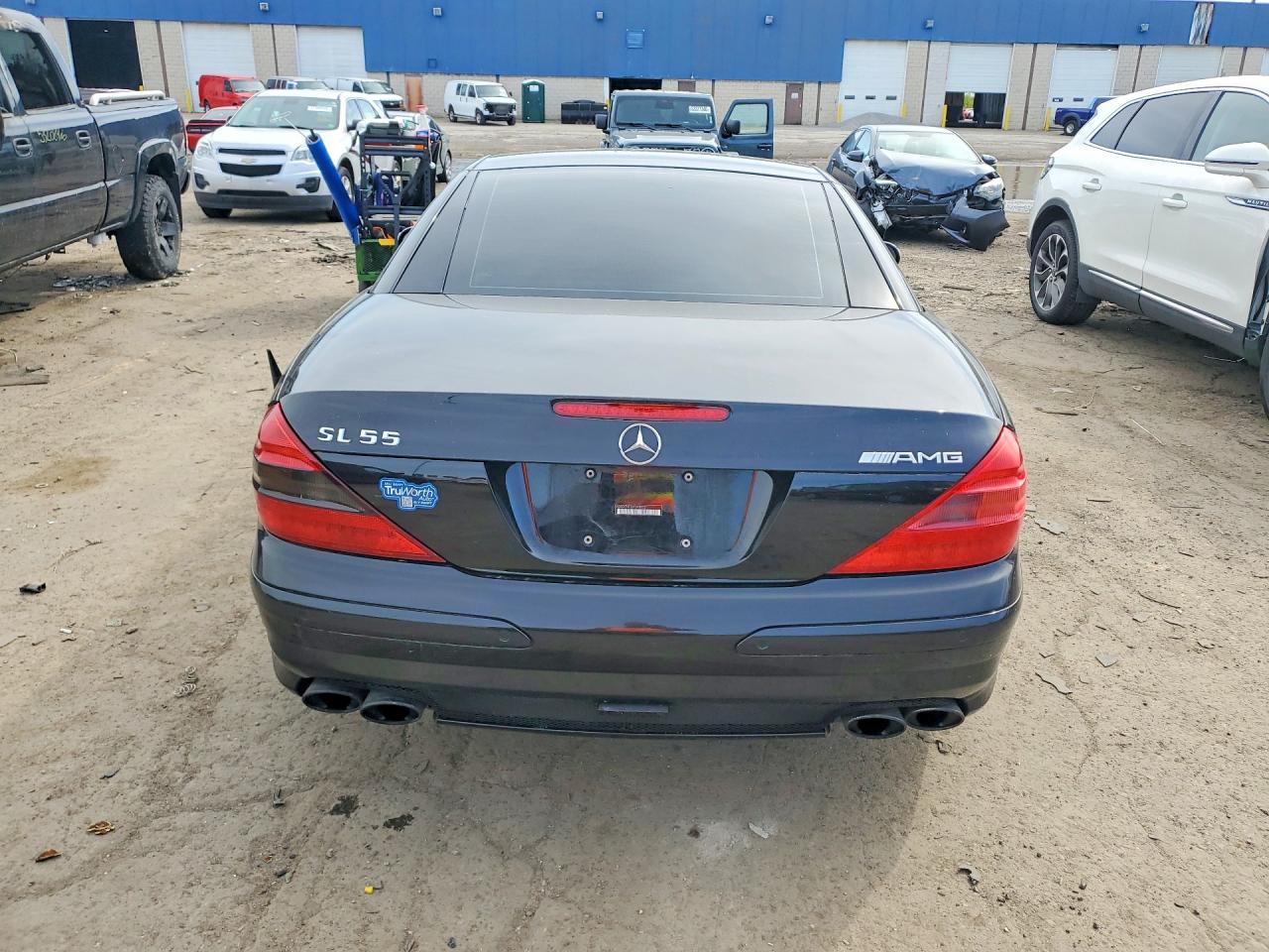 2004 Mercedes-benz Sl 55 Amg Черный vin: WDBSK74F24F078033