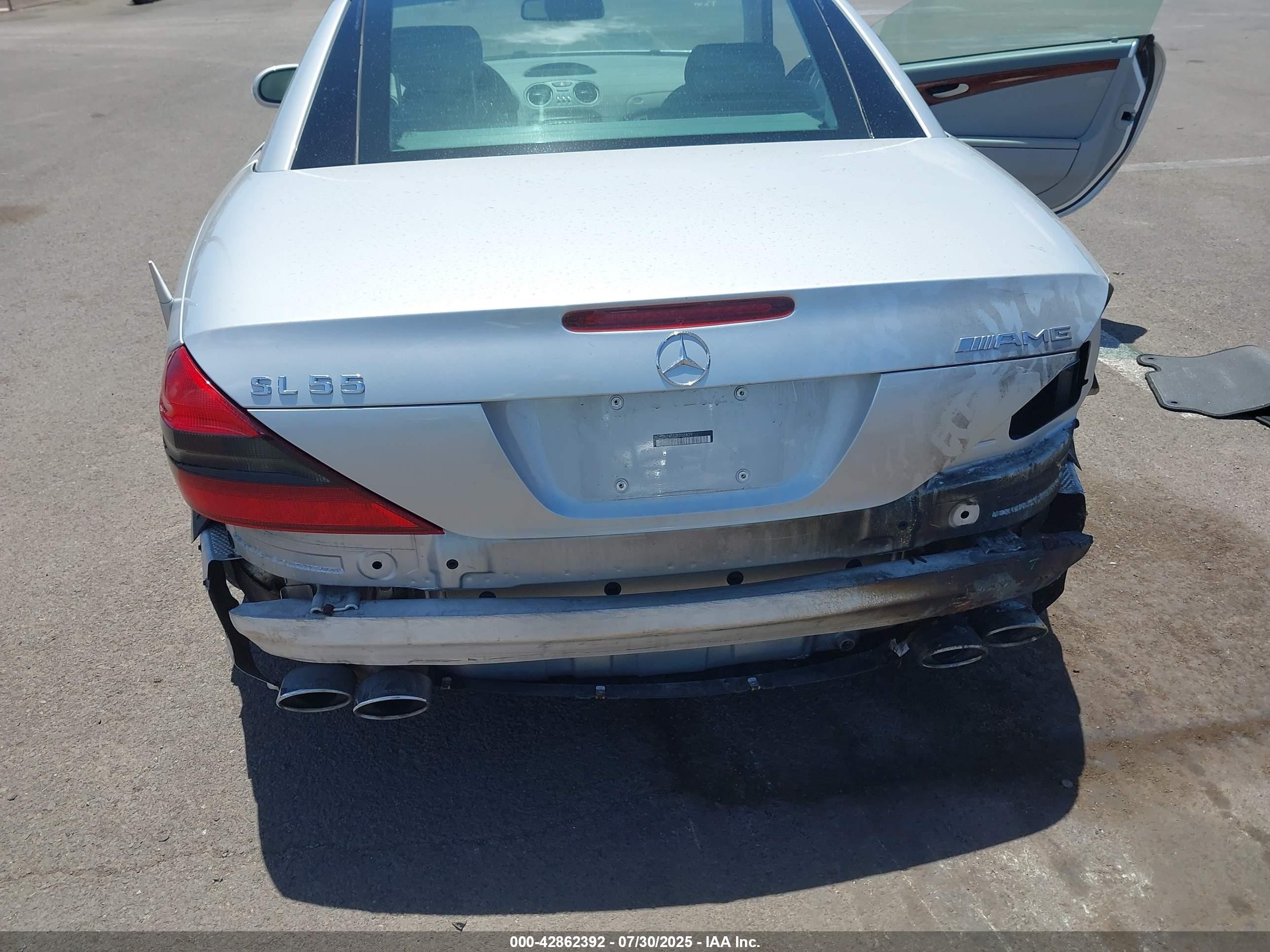 2003 Mercedes-benz Sl 55 Amg   Silver vin: WDBSK74F33F036839