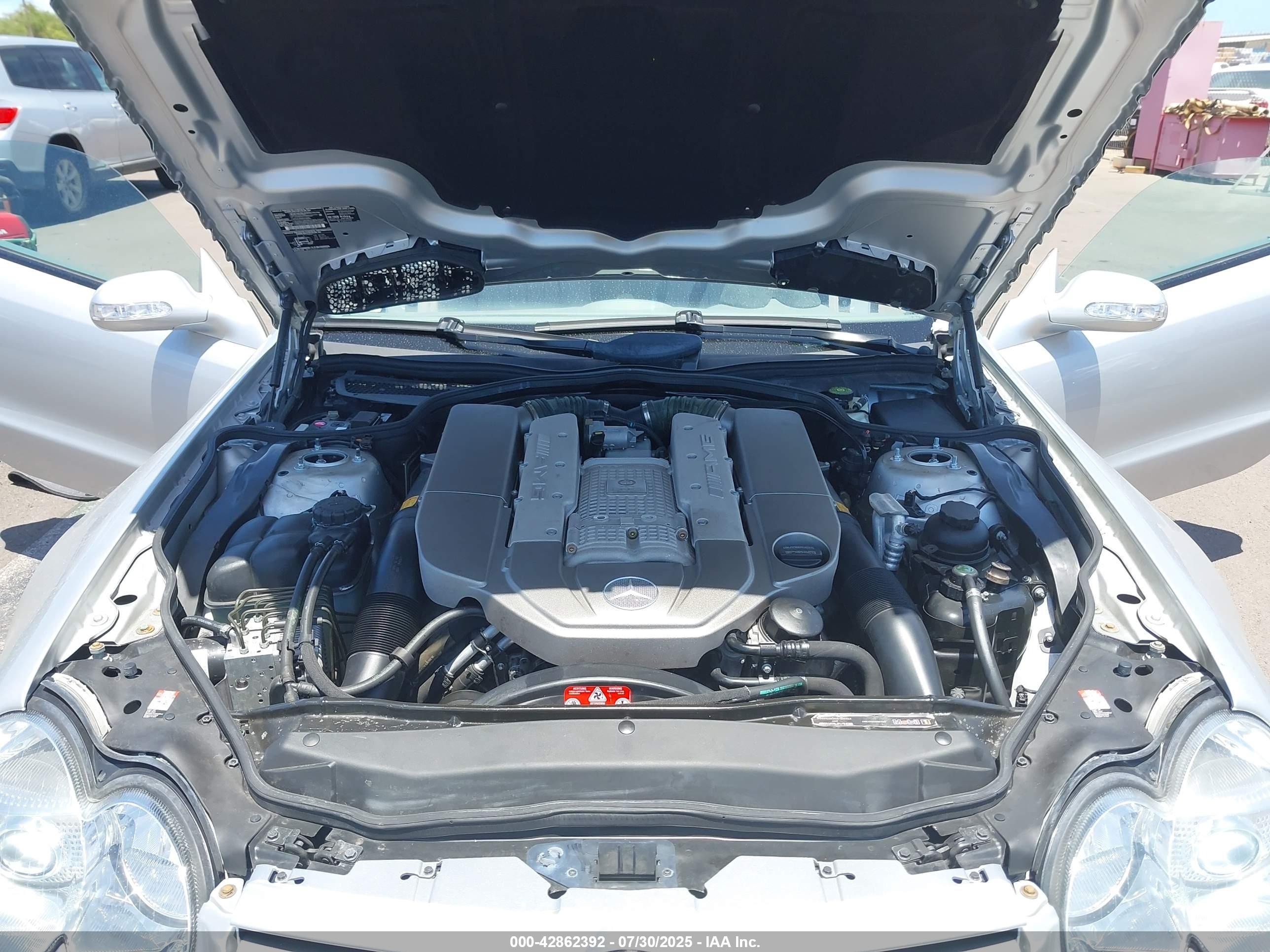2003 Mercedes-benz Sl 55 Amg   Silver vin: WDBSK74F33F036839