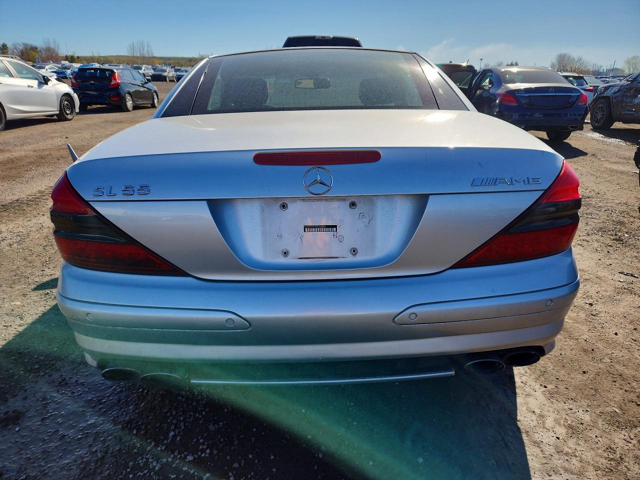 2004 Mercedes-benz Cl55 Amg Silver vin: WDBSK74F34F069888