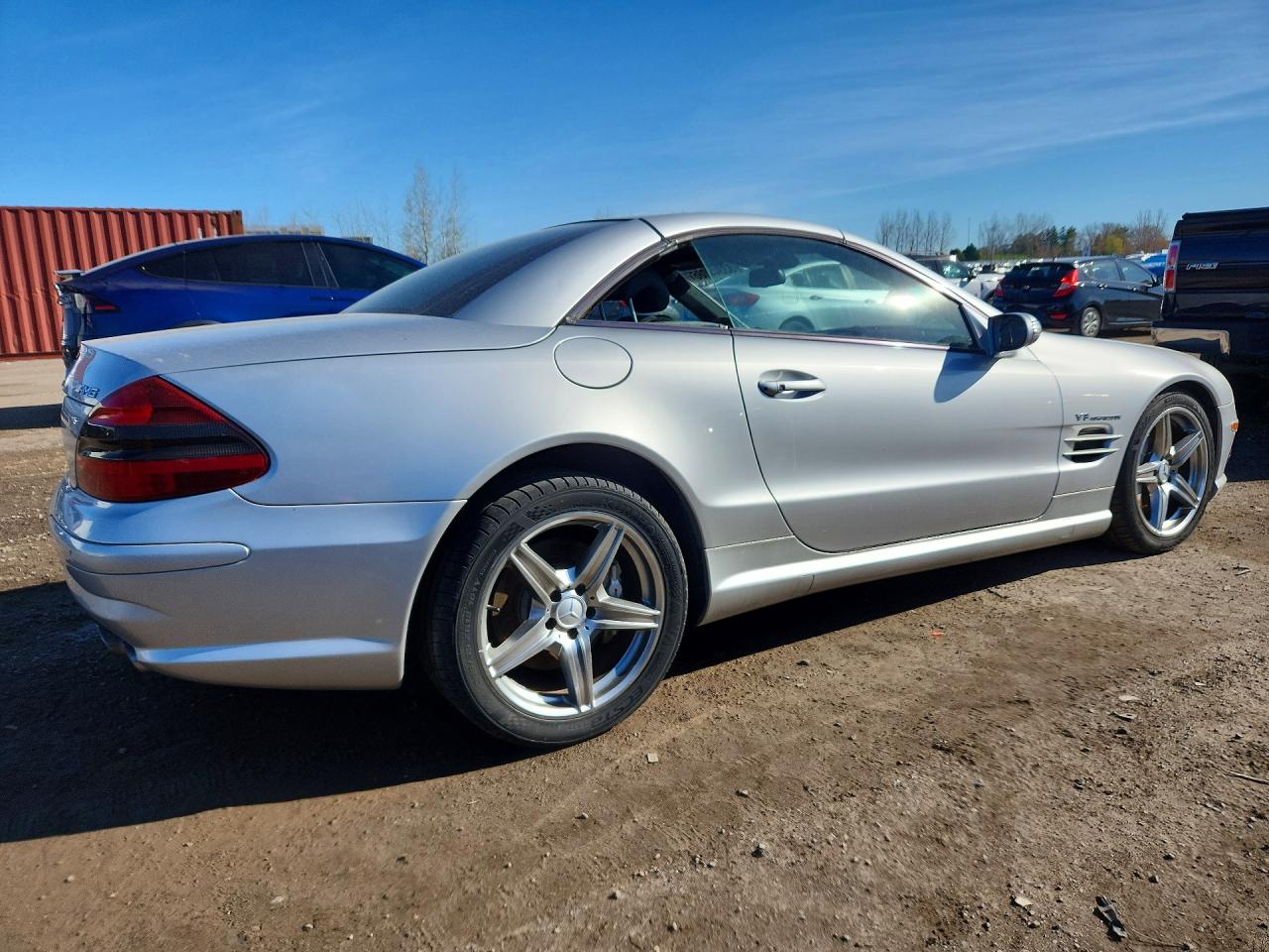 2004 Mercedes-benz Cl55 Amg Silver vin: WDBSK74F34F069888
