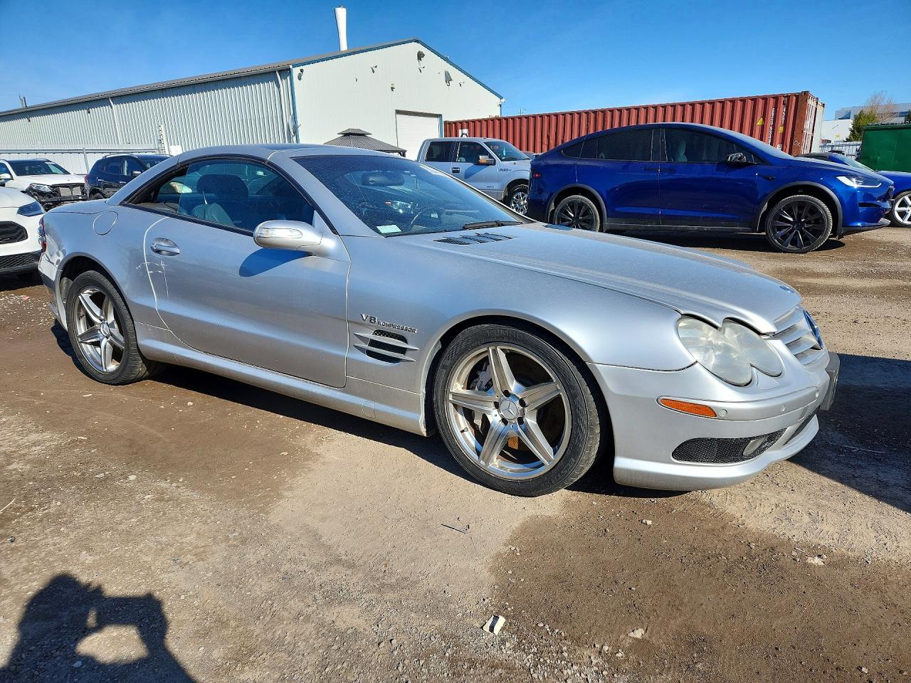 2004 Mercedes-benz Cl55 Amg Silver vin: WDBSK74F34F069888