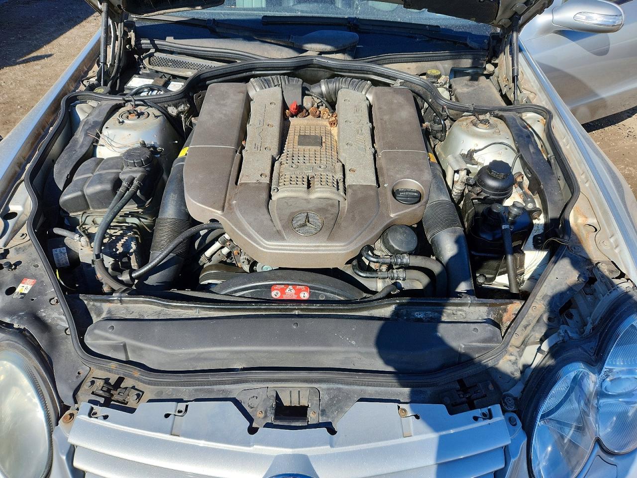 2004 Mercedes-benz Cl55 Amg Silver vin: WDBSK74F34F069888