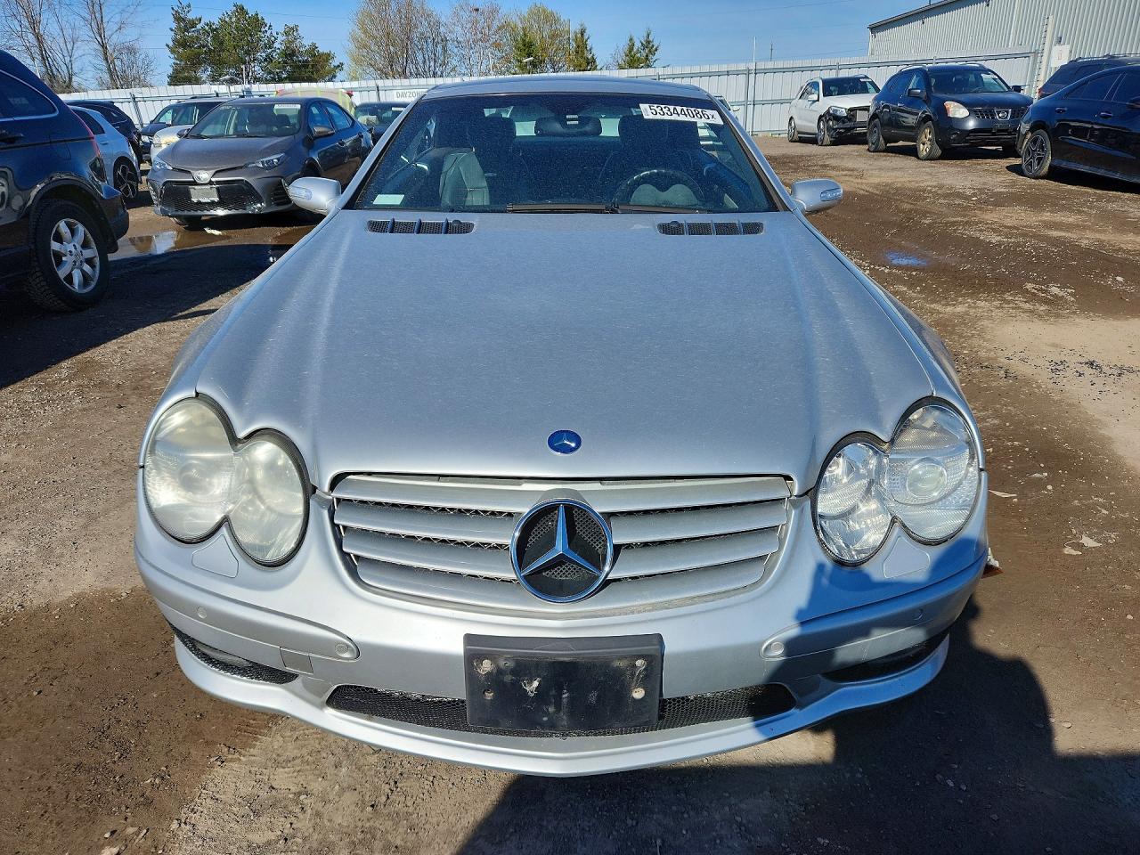 2004 Mercedes-benz Cl55 Amg Silver vin: WDBSK74F34F069888