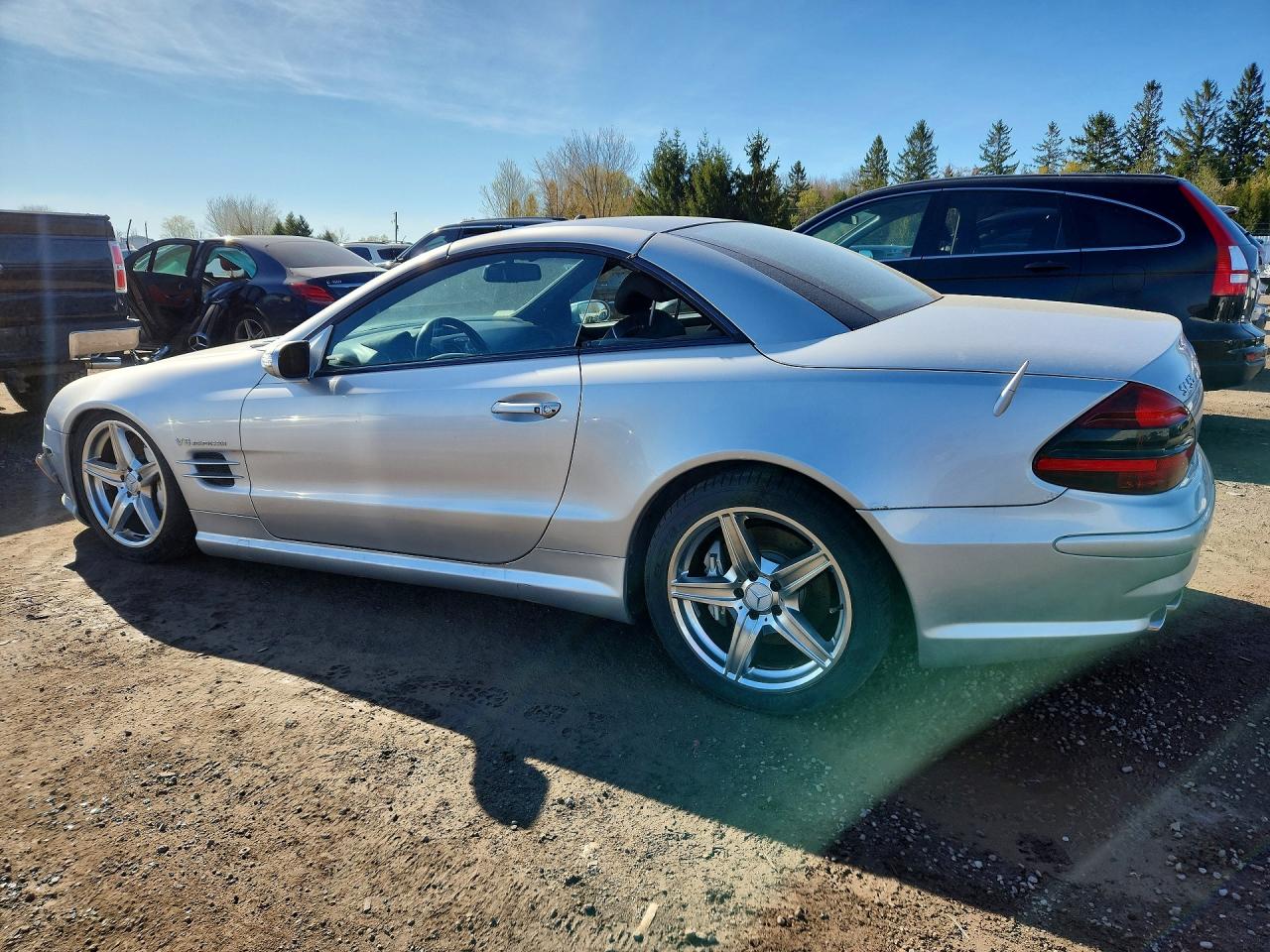 2004 Mercedes-benz Cl55 Amg Silver vin: WDBSK74F34F069888