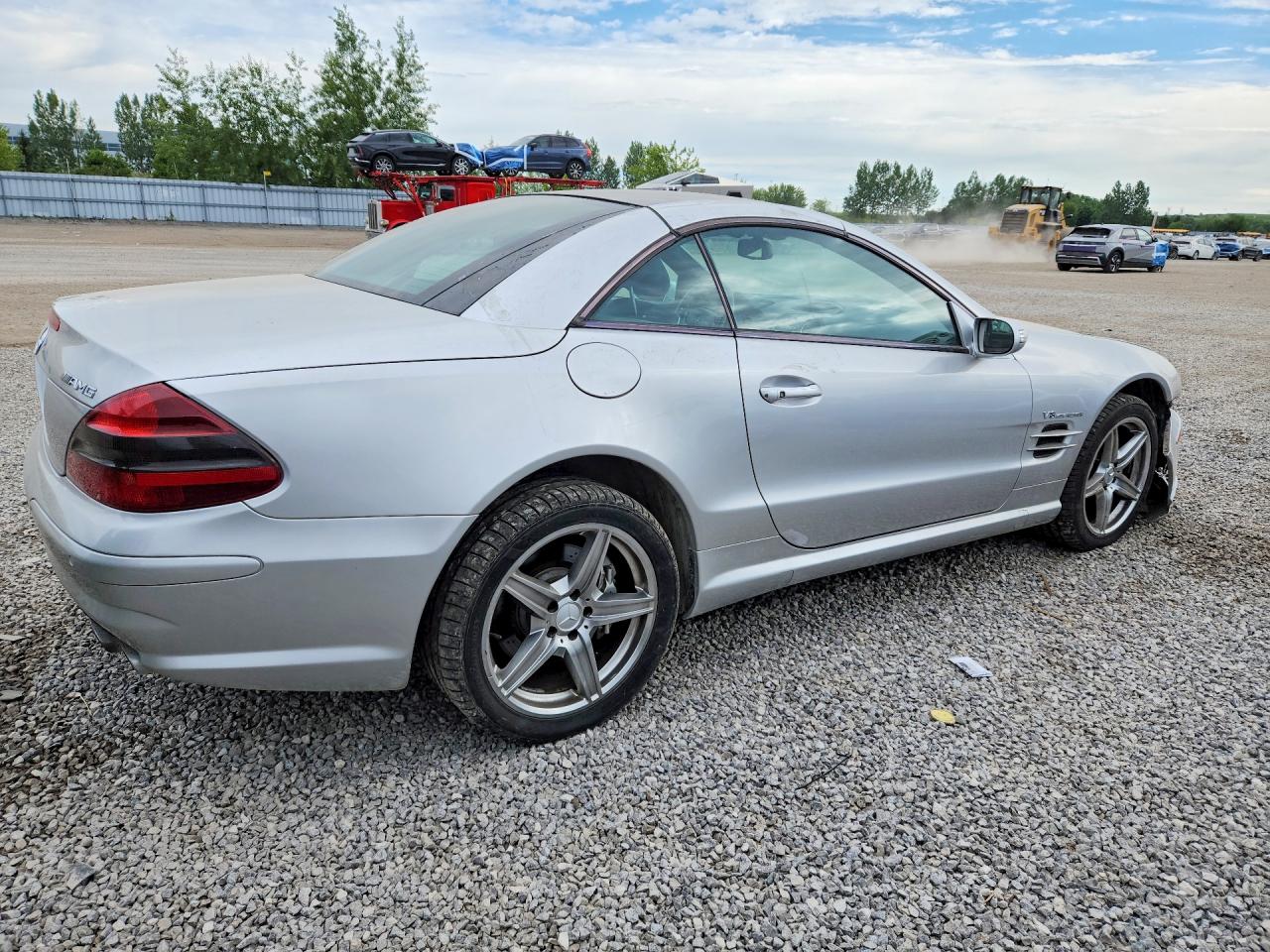 2004 Mercedes-benz Sl 55 Amg Silver vin: WDBSK74F34F069888