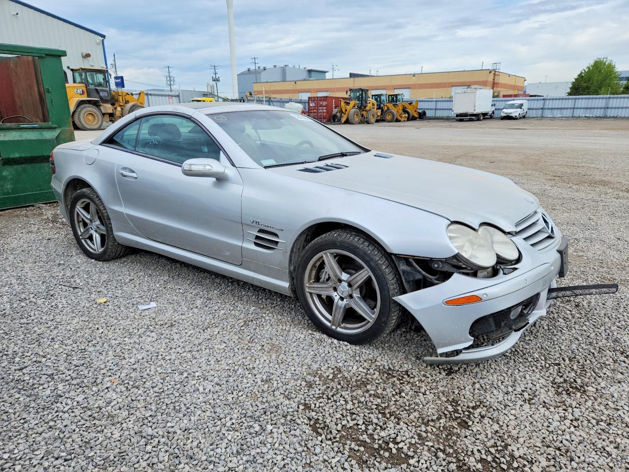 2004 Mercedes-benz Sl 55 Amg Silver vin: WDBSK74F34F069888