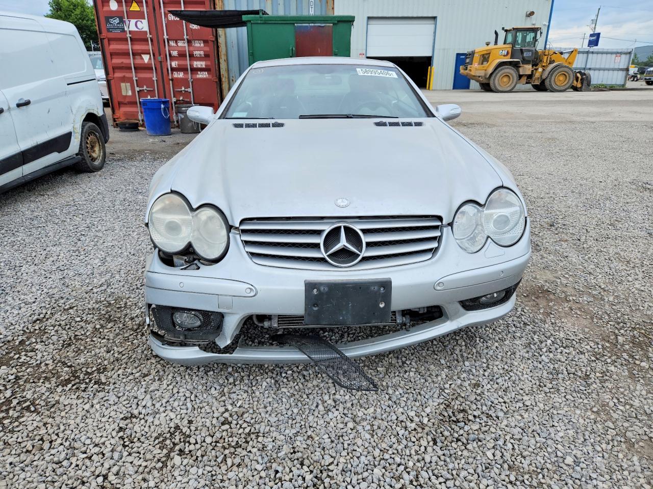 2004 Mercedes-benz Sl 55 Amg Silver vin: WDBSK74F34F069888
