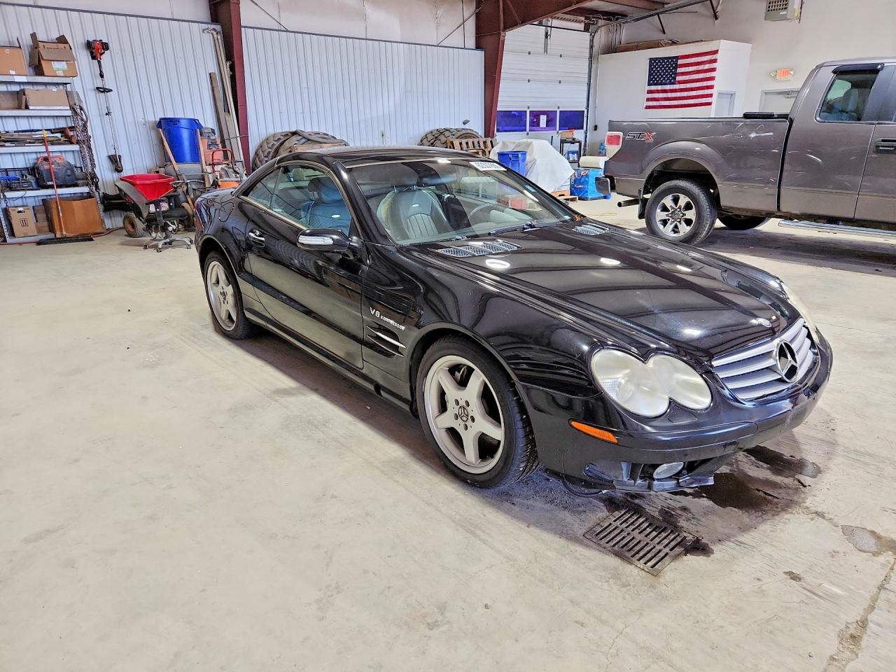2004 Mercedes-benz Sl 55 Amg Black vin: WDBSK74F34F069941